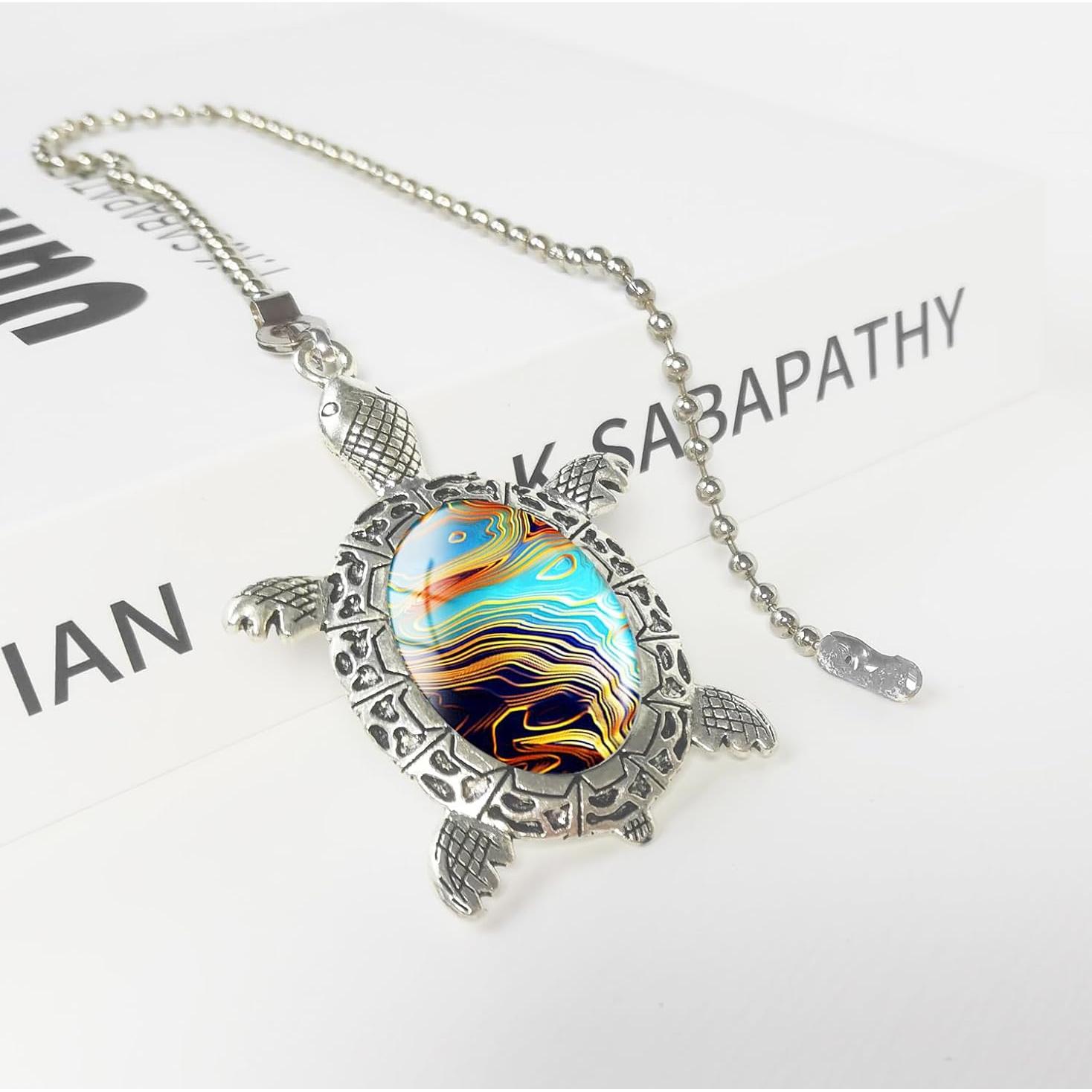 Extensor de Cadena de Luz y Ventilador Hyamass Tortuga 30.48 cm Plata