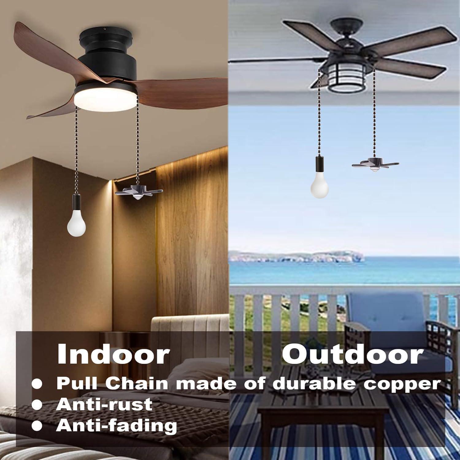 Extensión de cadena de tirón para ventilador MSFANGHU 34.5 cm