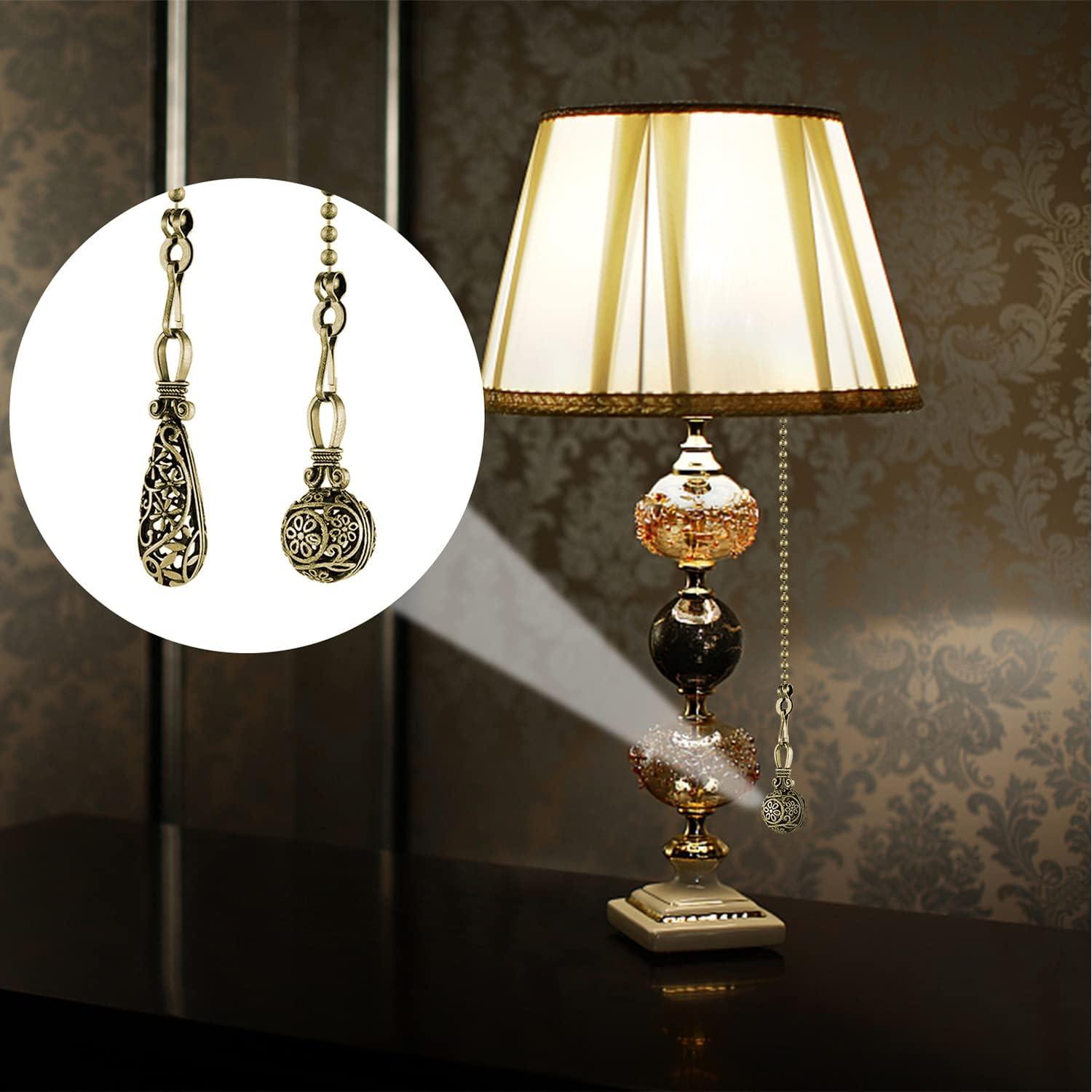 Cadenas de Tirar para Ventilador de Techo Dotlite Cobre 2Pack