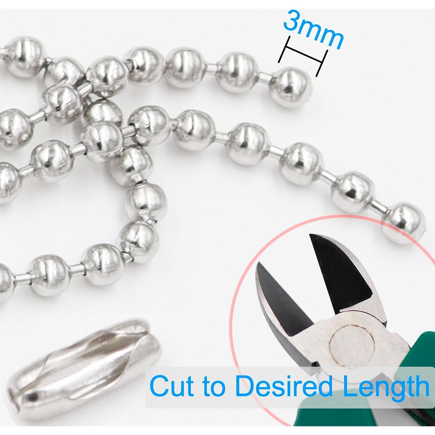 Cadena de Tirar para Ventilador de Techo 1.5m Acero Inoxidable