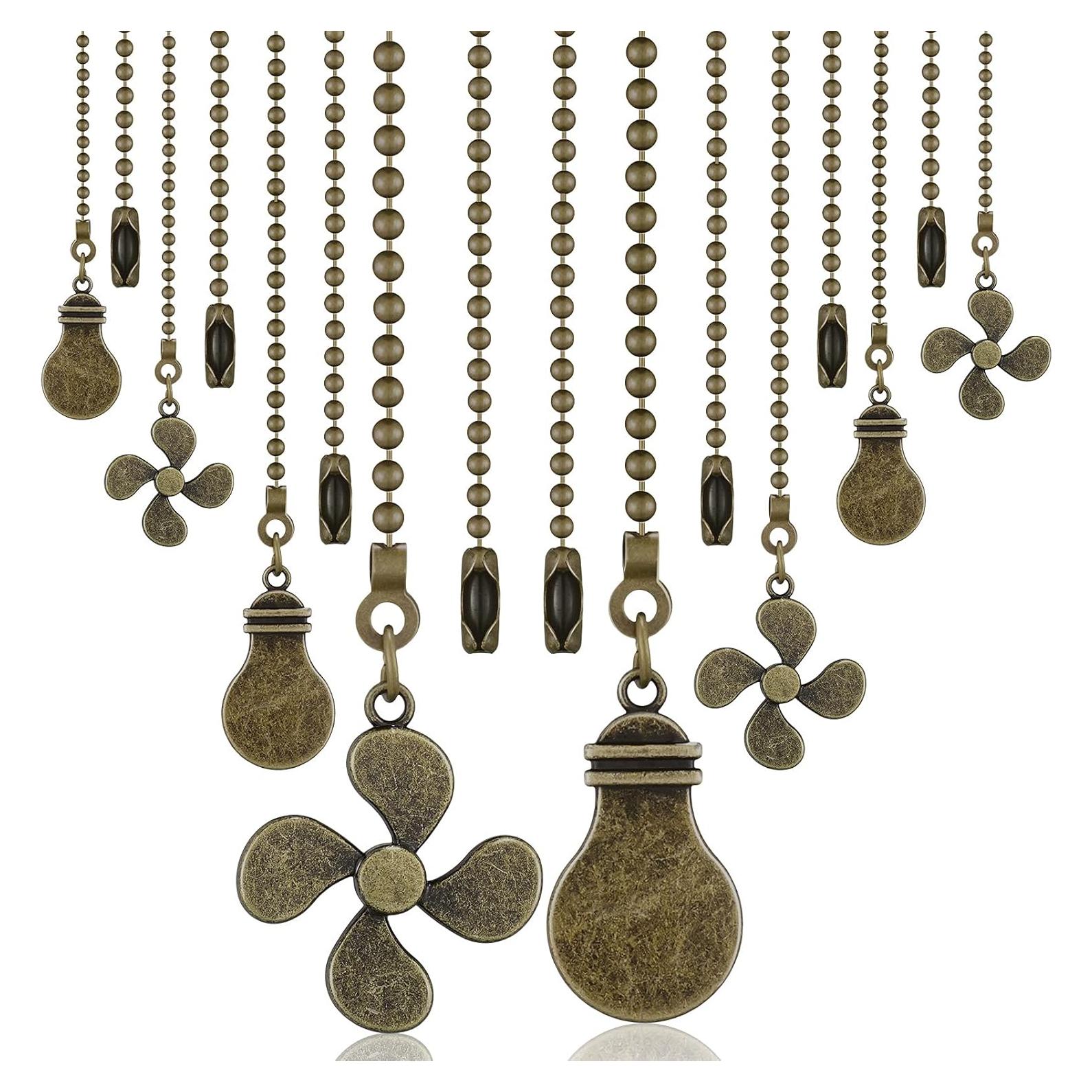 Extensión de Cadena de Techo Dingion 8 Piezas Bronce 30.48 cm