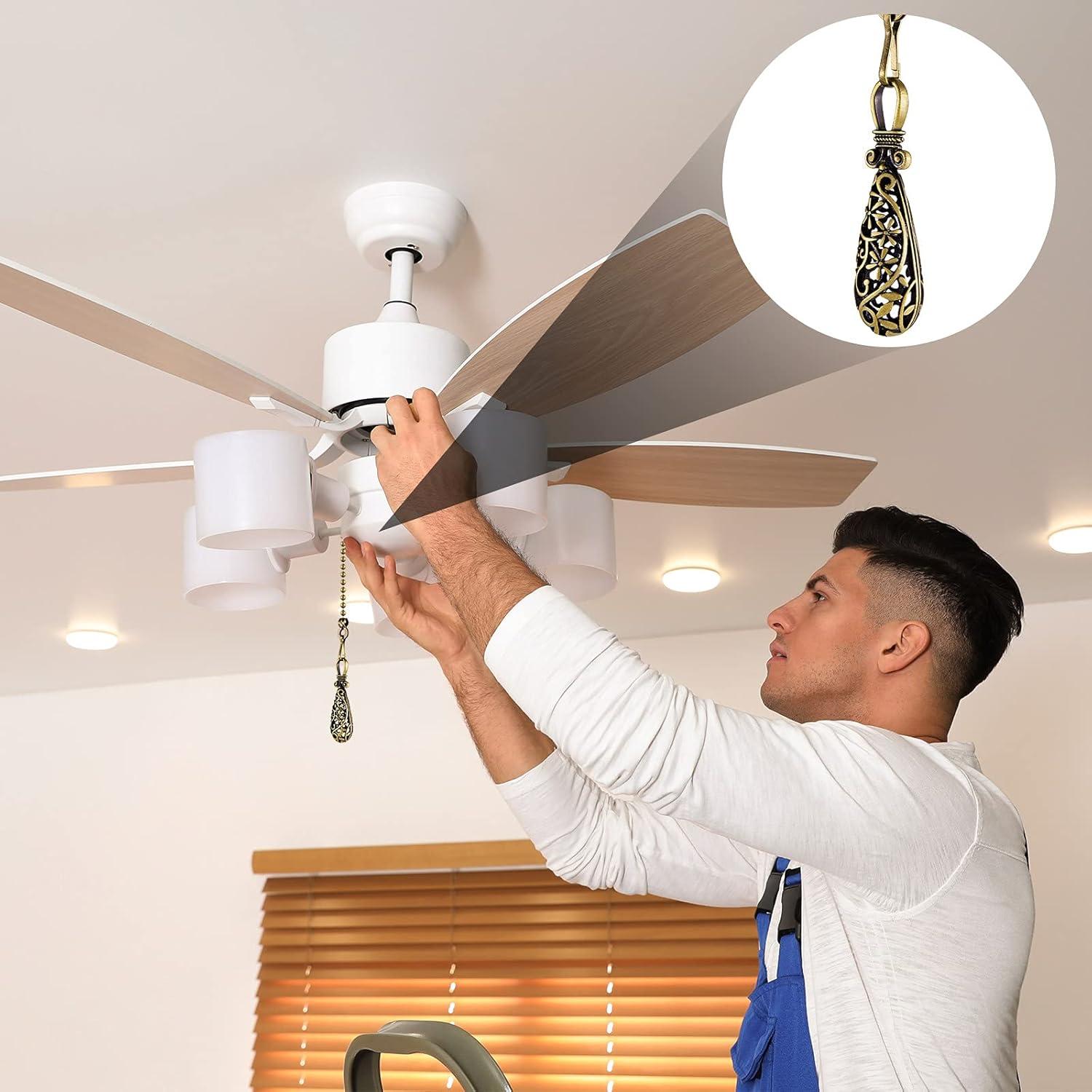 Cadena de Tirar Retro Yaomiao para Ventilador de Techo 33 cm