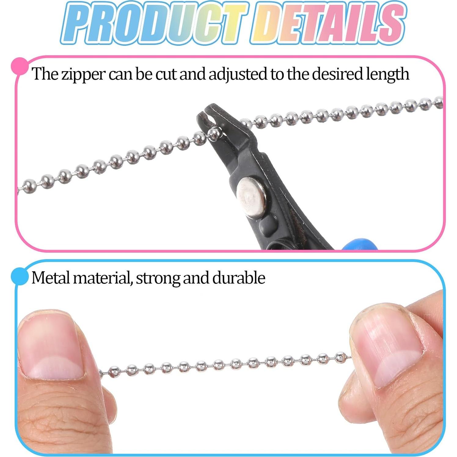 Cadenas de Tirar para Ventilador de Techo Aiyorse 2 Pcs Cristal