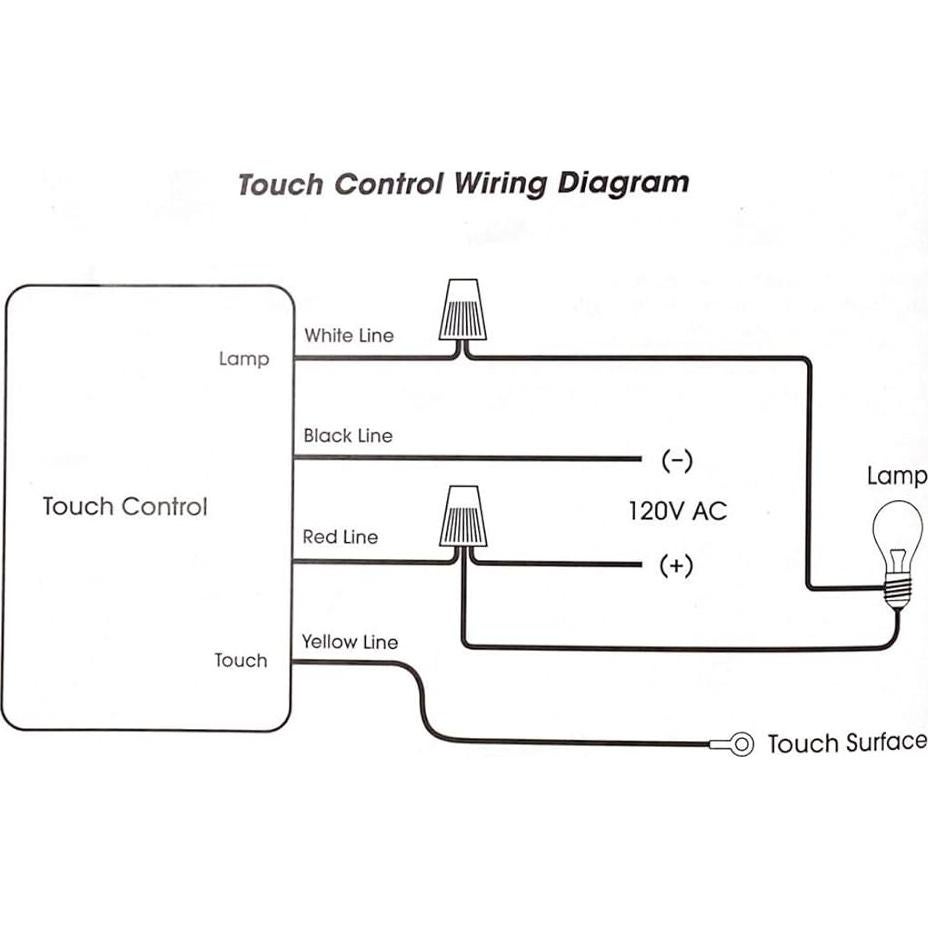Regulador Táctil Creative Hobbies TP-01-3 para Lámparas 150W