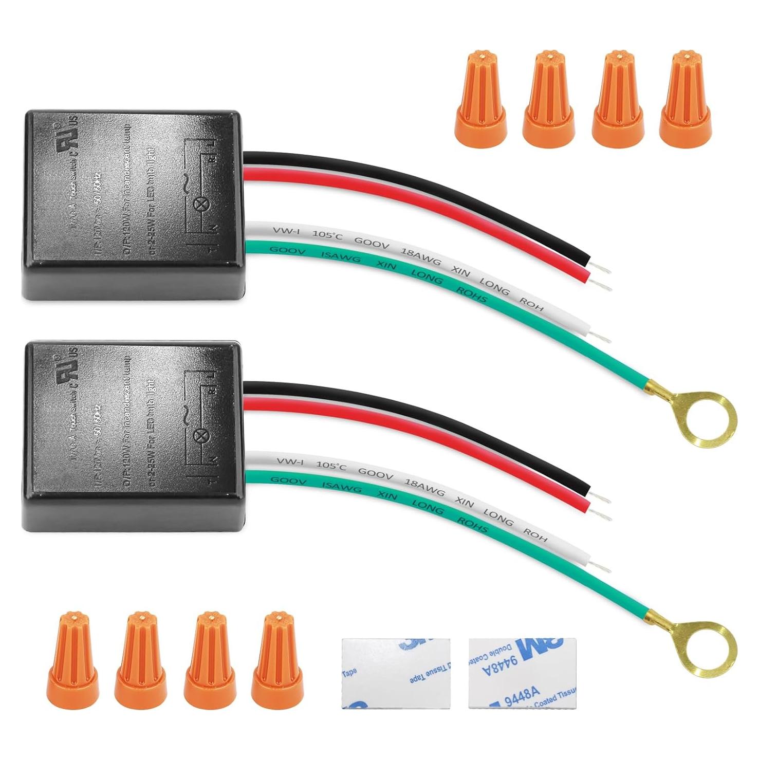 Interruptor Regulador Táctil 3 Vías TICOZE para Lámparas LED