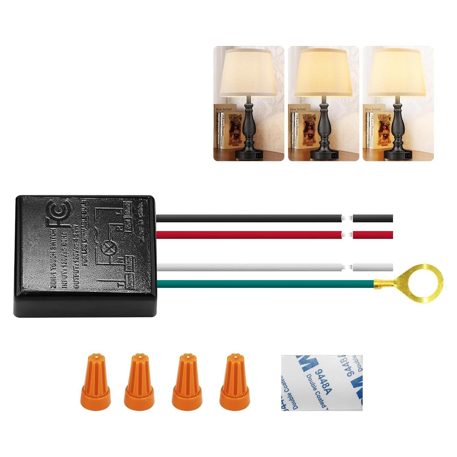 Módulo de Control Táctil Dimmable 3 Vías Basdien para Lámpara
