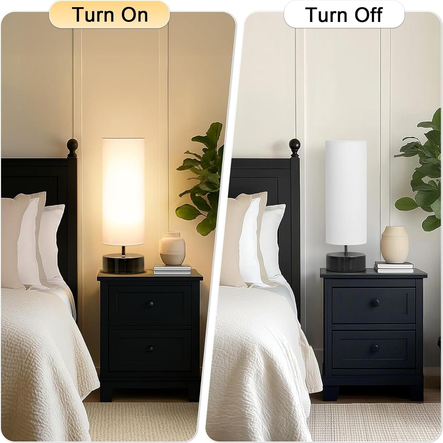 Lámpara de Mesa Táctil Seaside Village Regulable 3 Niveles LED