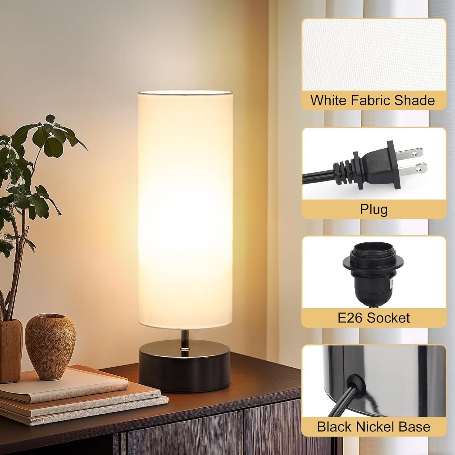 Lámpara de Mesa Táctil Seaside Village Regulable 3 Niveles LED