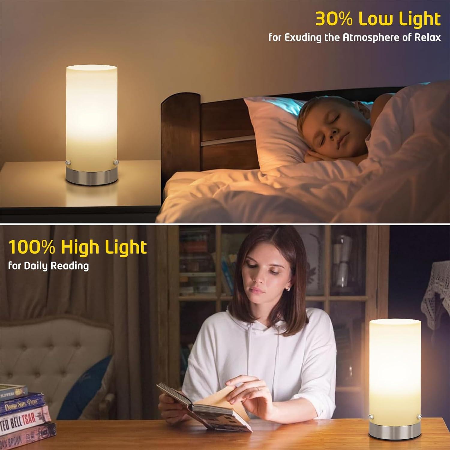 Lámpara de Mesa Dimmable Kukobo 6W 2700K Níquel-Blanco