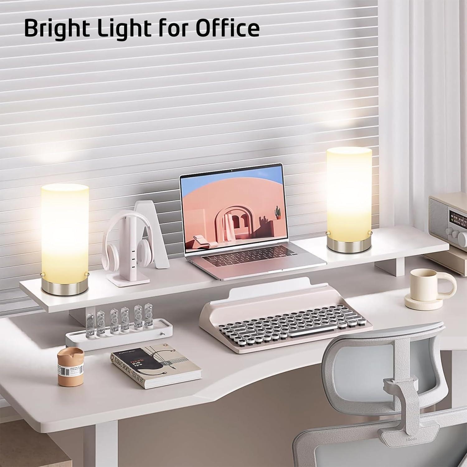 Lámpara de Mesa Dimmable Kukobo 6W 2700K Níquel-Blanco