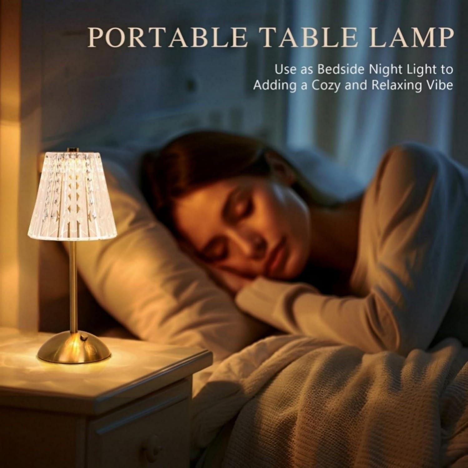 Lámpara de Mesa Inalámbrica Gkeiten 3600mAh LED Regulable