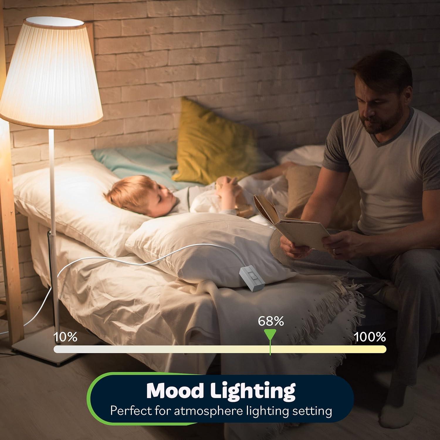 Regulador de Enchufe de Mesa TOPGREENER TGTTDL300 Blanco 150W LED