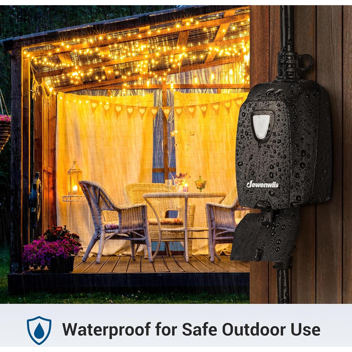 Regulador de Luces de Cuerda DEWENWILS con Control Remoto 30.48m