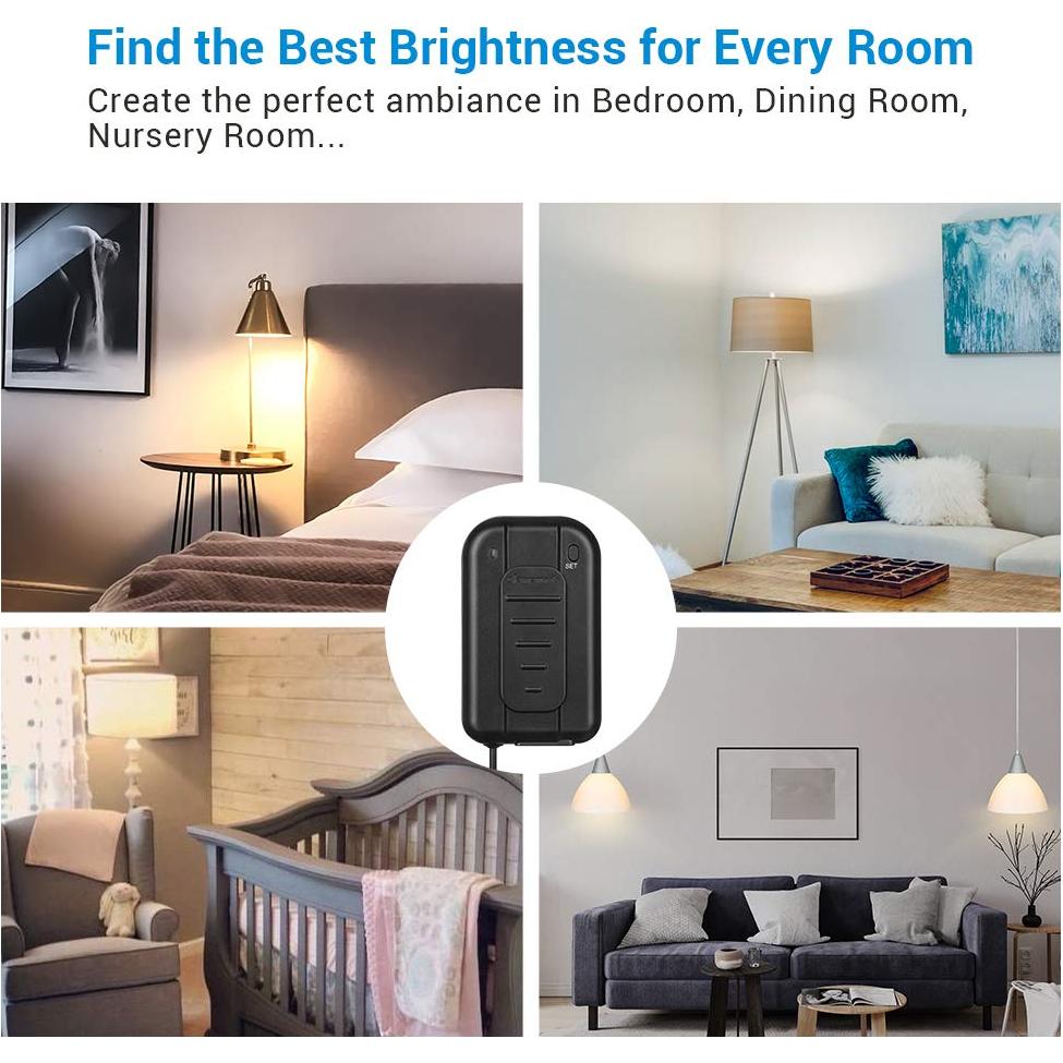 Regulador de Luz Dewenwils para Lámparas LED y CFL 1.5m