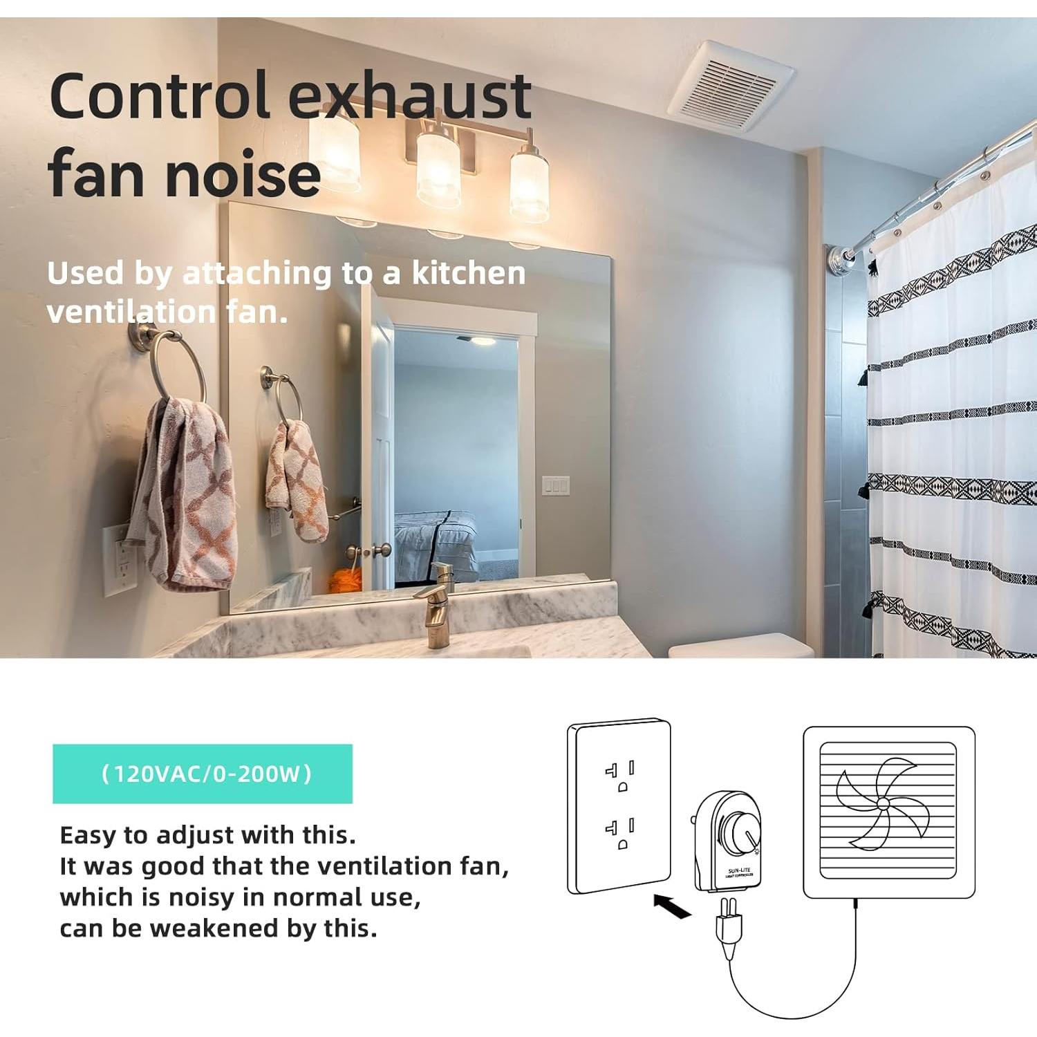 Regulador Enchufable SHENZHEN 330A para Lámparas y Ventiladores 120V