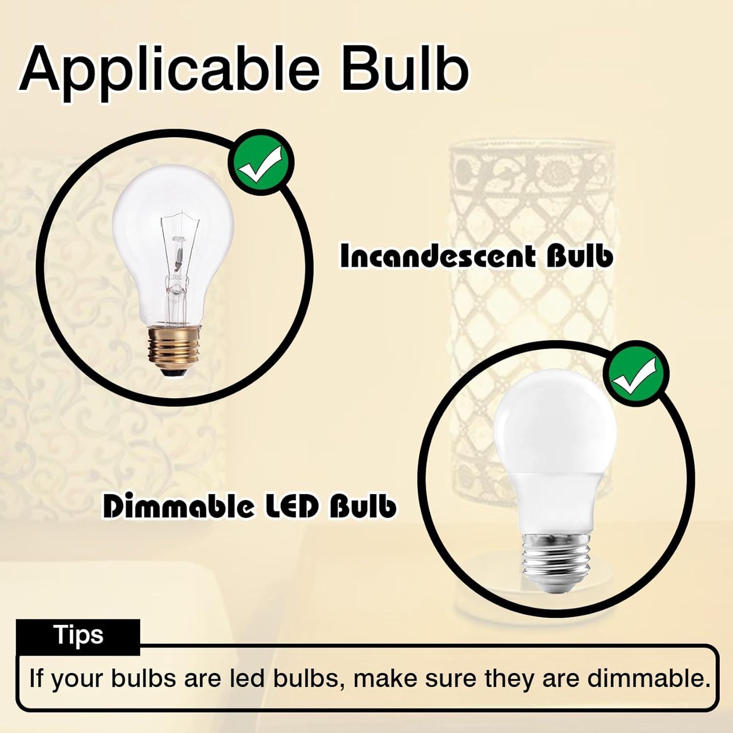 Atenuador Enchufable Leymays 150W Blanco con Temporizador