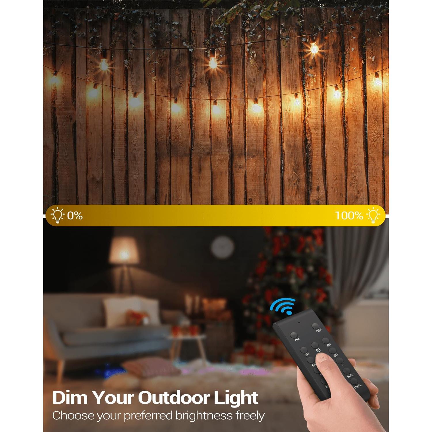 Regulador de Luz Exterior NEARPOW con Control Remoto IP55