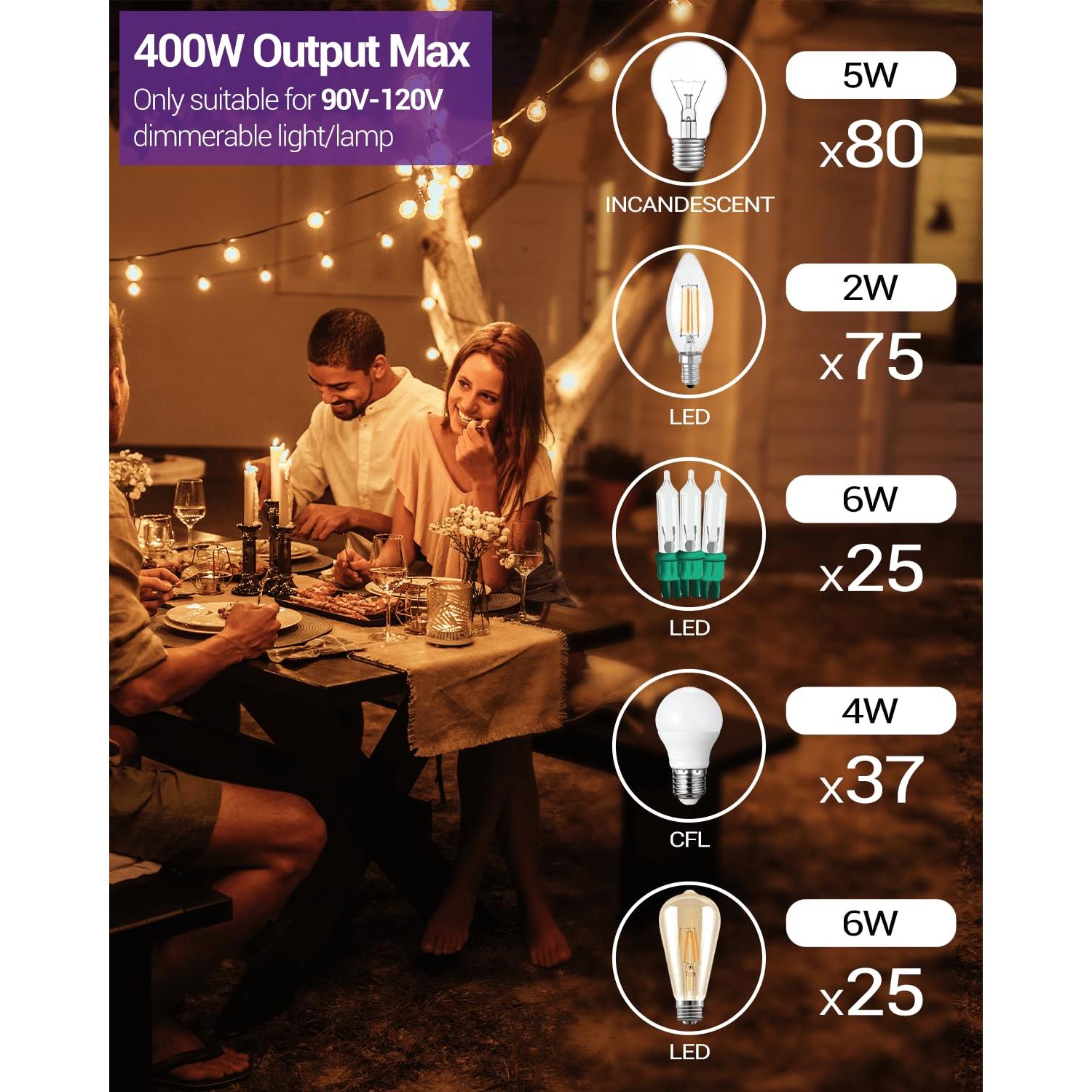 Regulador de Luz Exterior NEARPOW con Control Remoto IP55