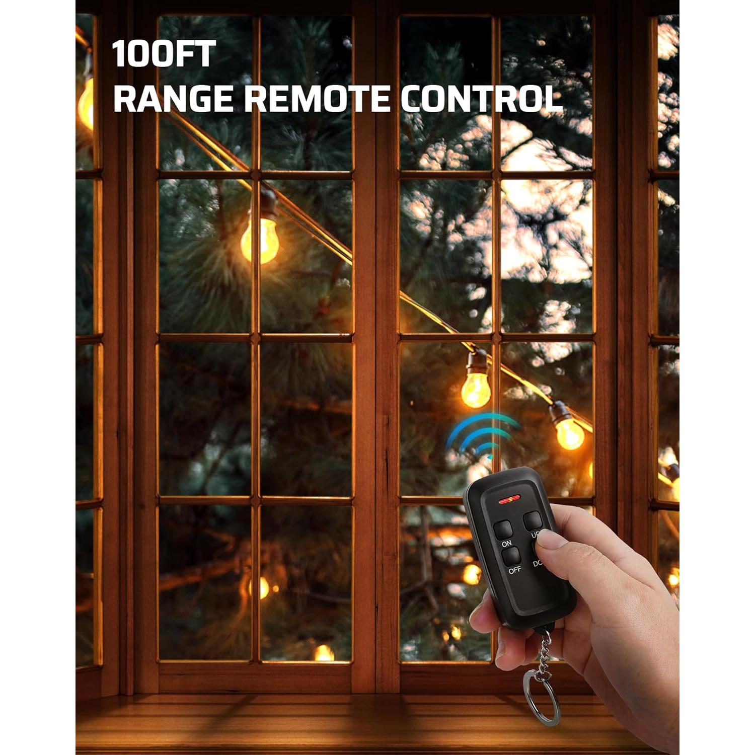 Regulador Exterior Dewenwils 125V con Control Remoto 100FT