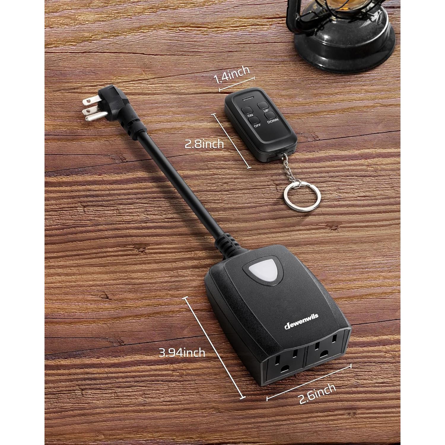 Regulador Exterior Dewenwils 125V con Control Remoto 100FT