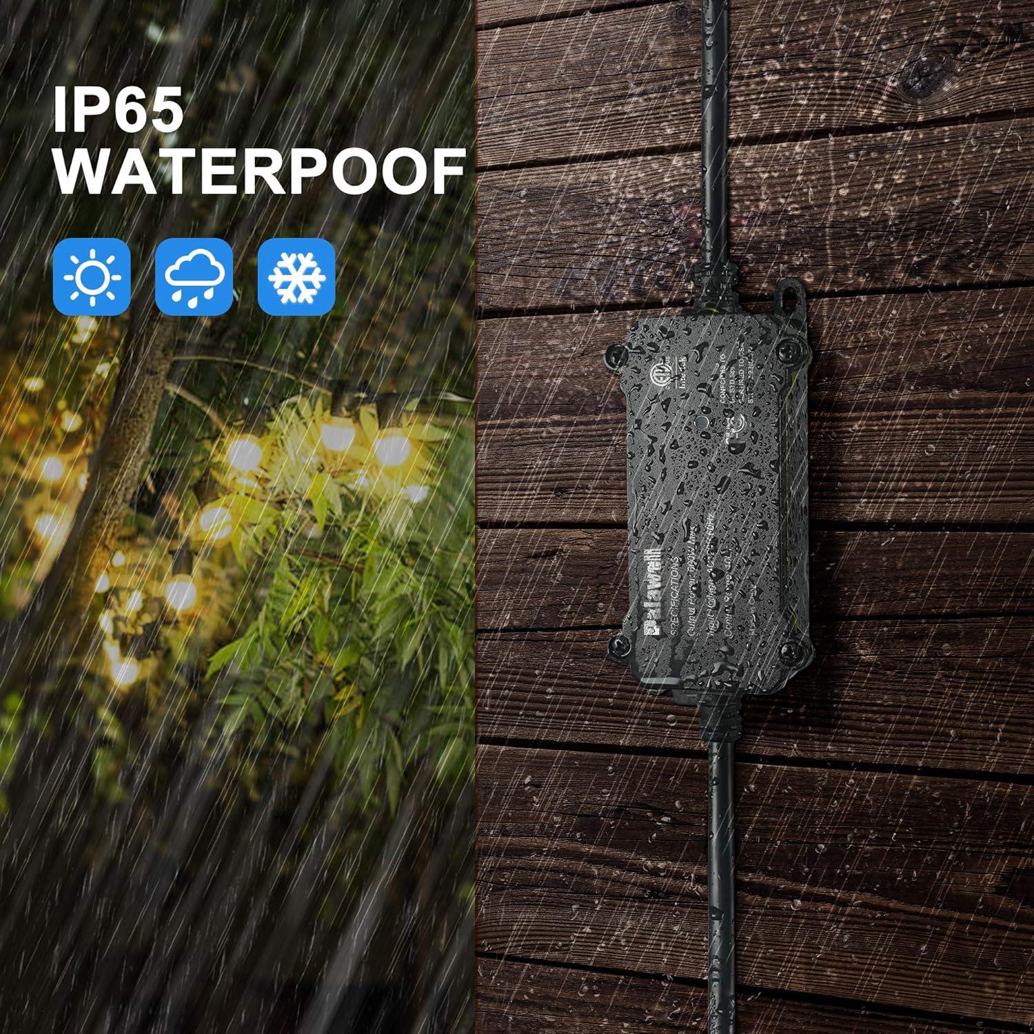 Atenuador Exterior Palawell 600W Control Remoto IP65