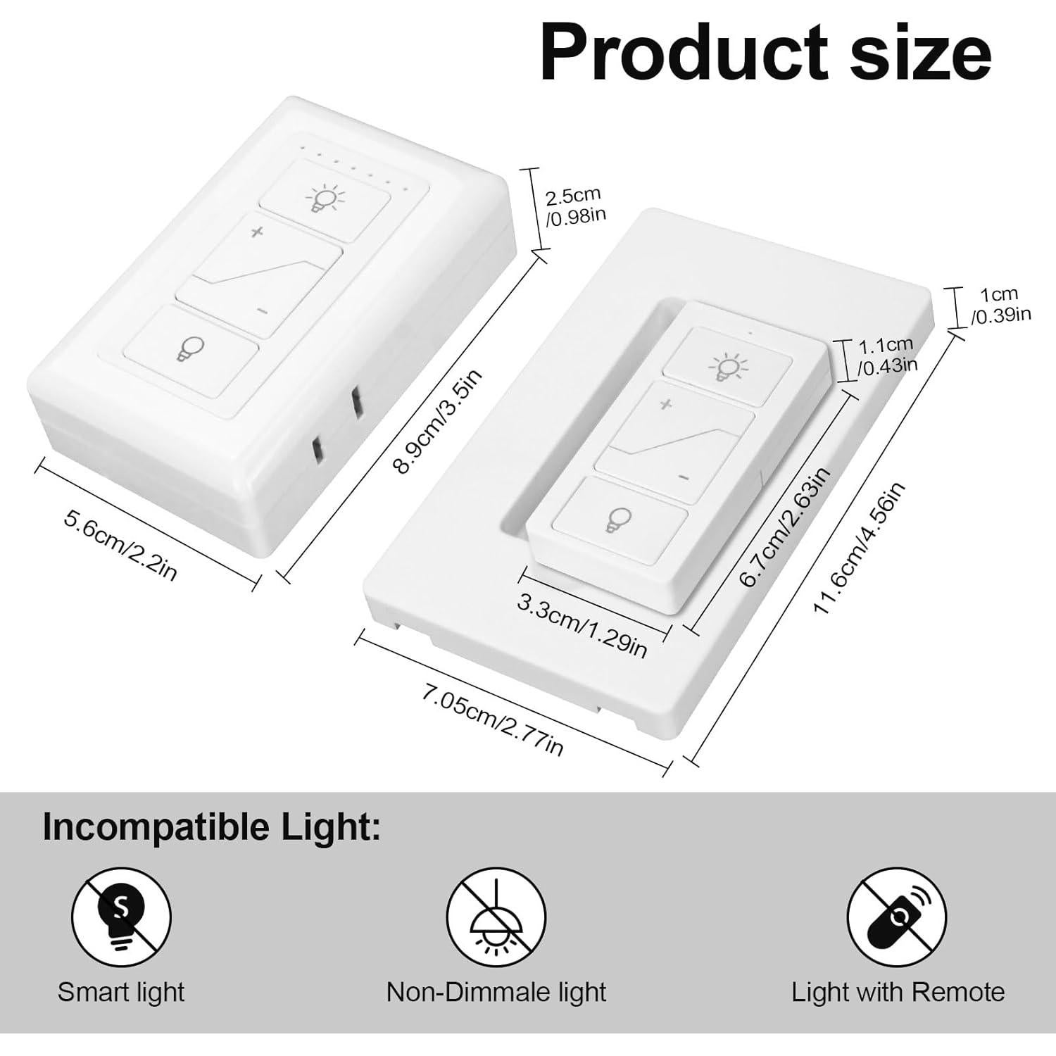 Atenuador Inteligente Taoellen con Control Remoto 100W