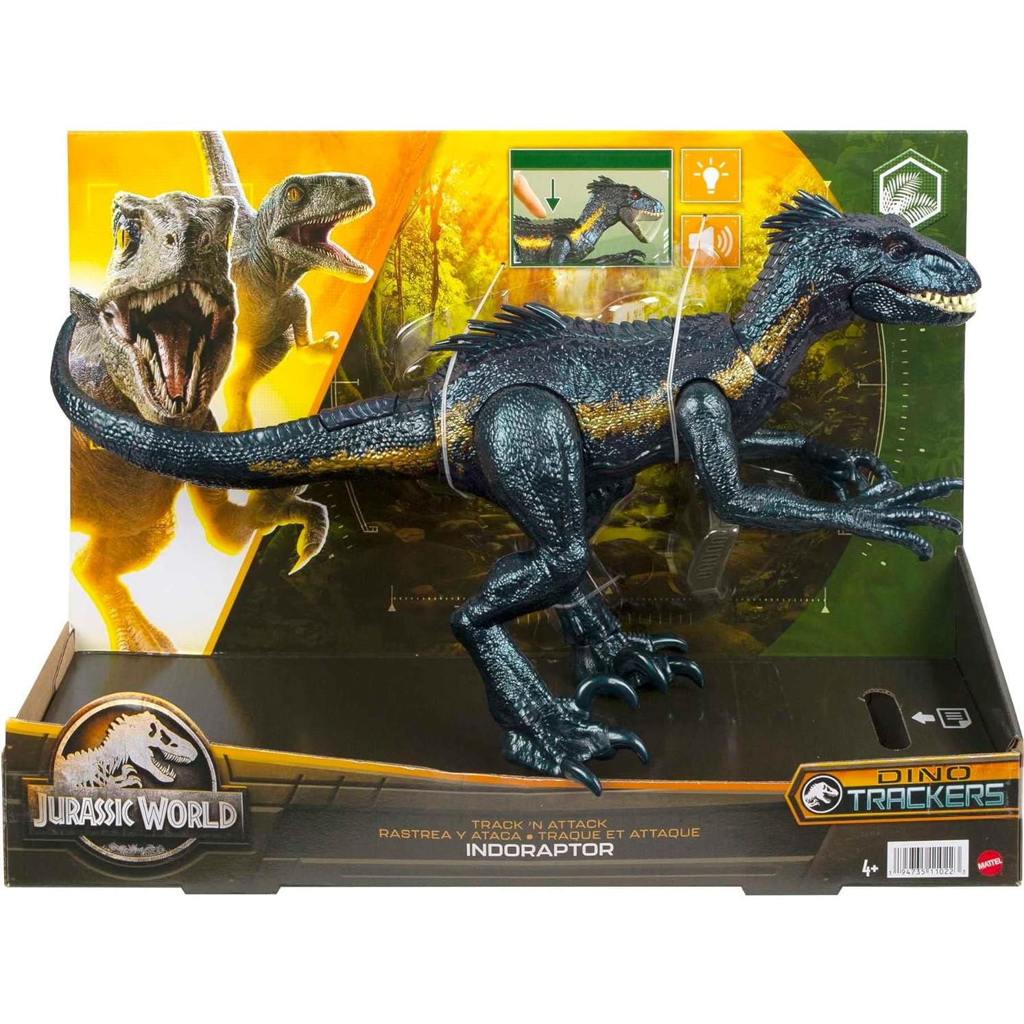 Figura de Acción Indoraptor Mattel Jurassic World con Luz y Sonido