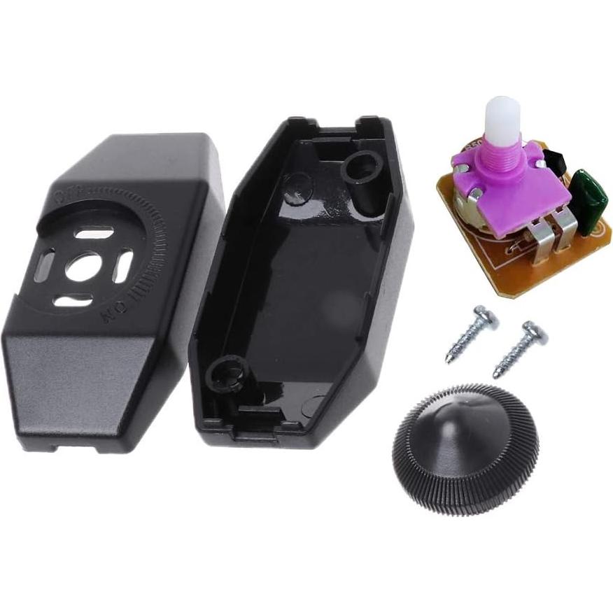 Regulador de Lámpara Táctil Caralin 220V Negro 7x3.3cm