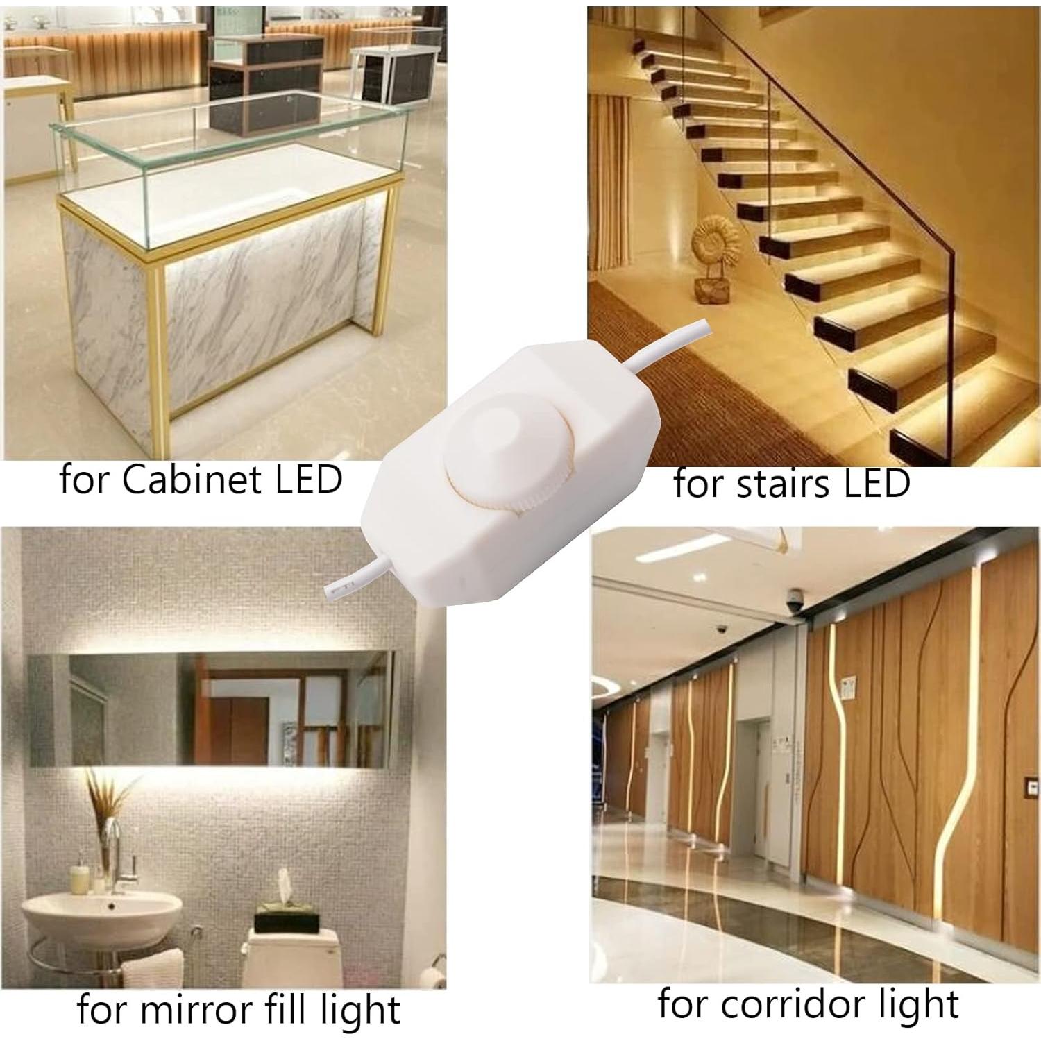 Interruptor Regulador DC 12V 2A Scpopfer para Luces LED