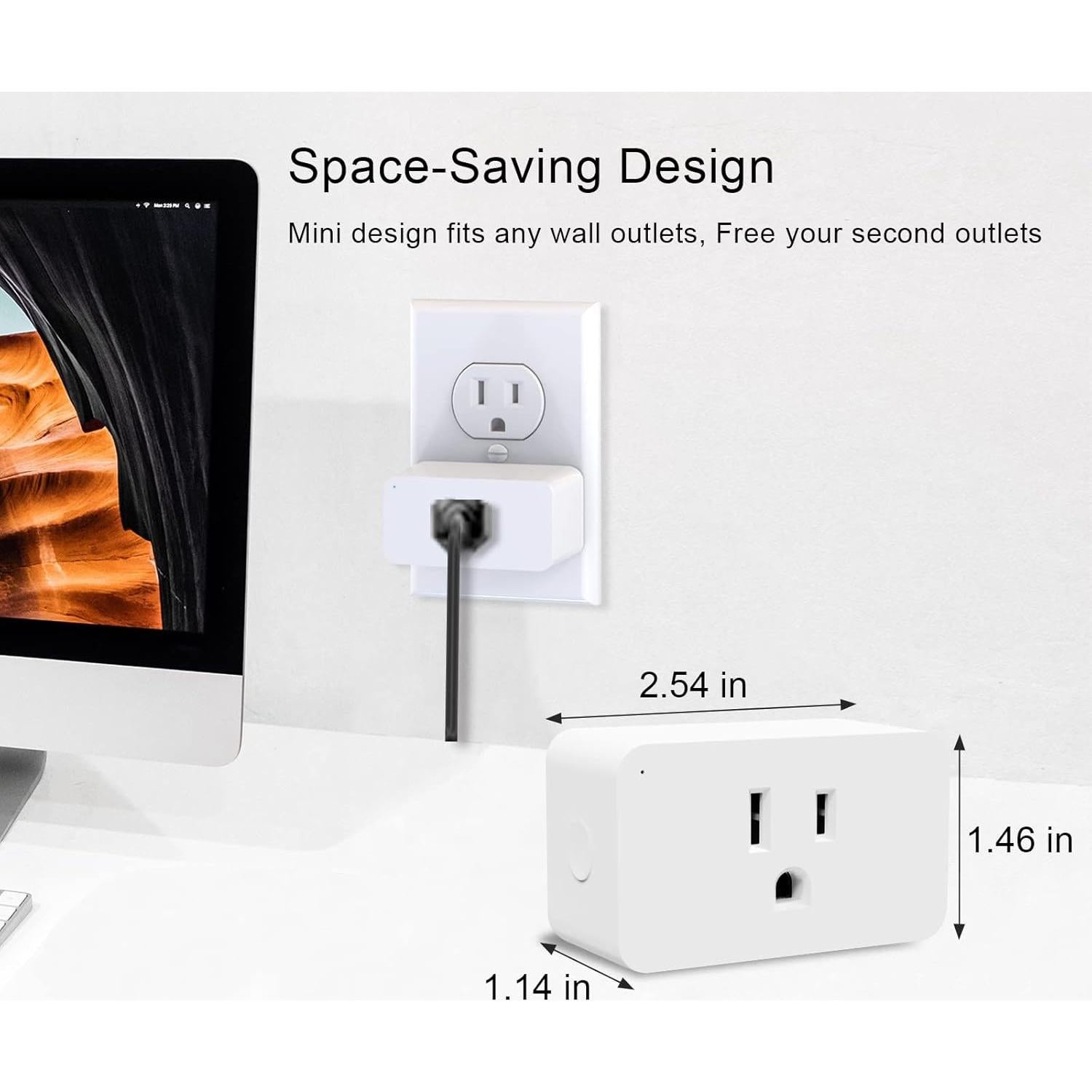 Enchufe Inteligente Regulador WiFi Eva's Light 300W Control Voz