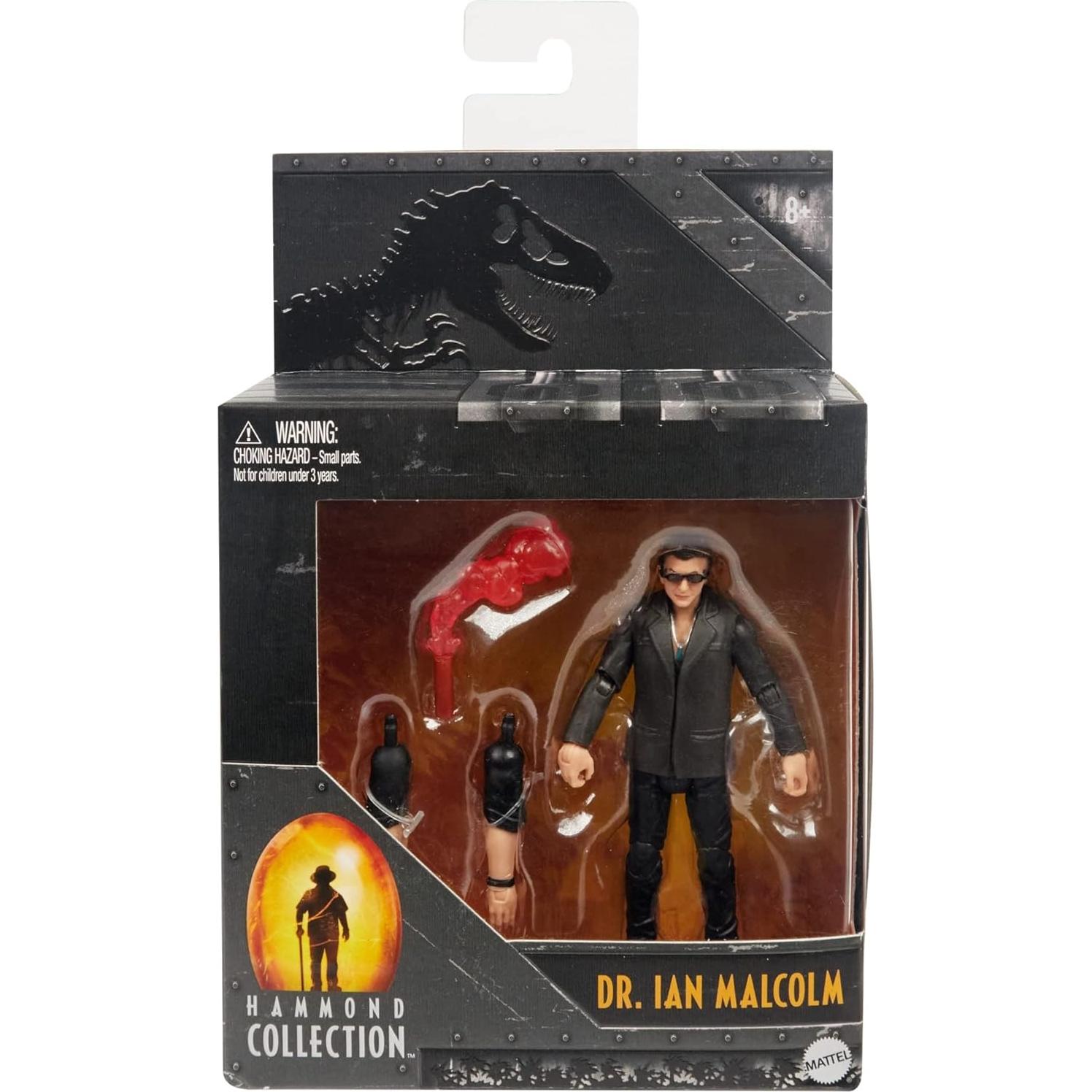 Figura de Acción Mattel Jurassic World Dr. Ian Malcolm 9.5 cm