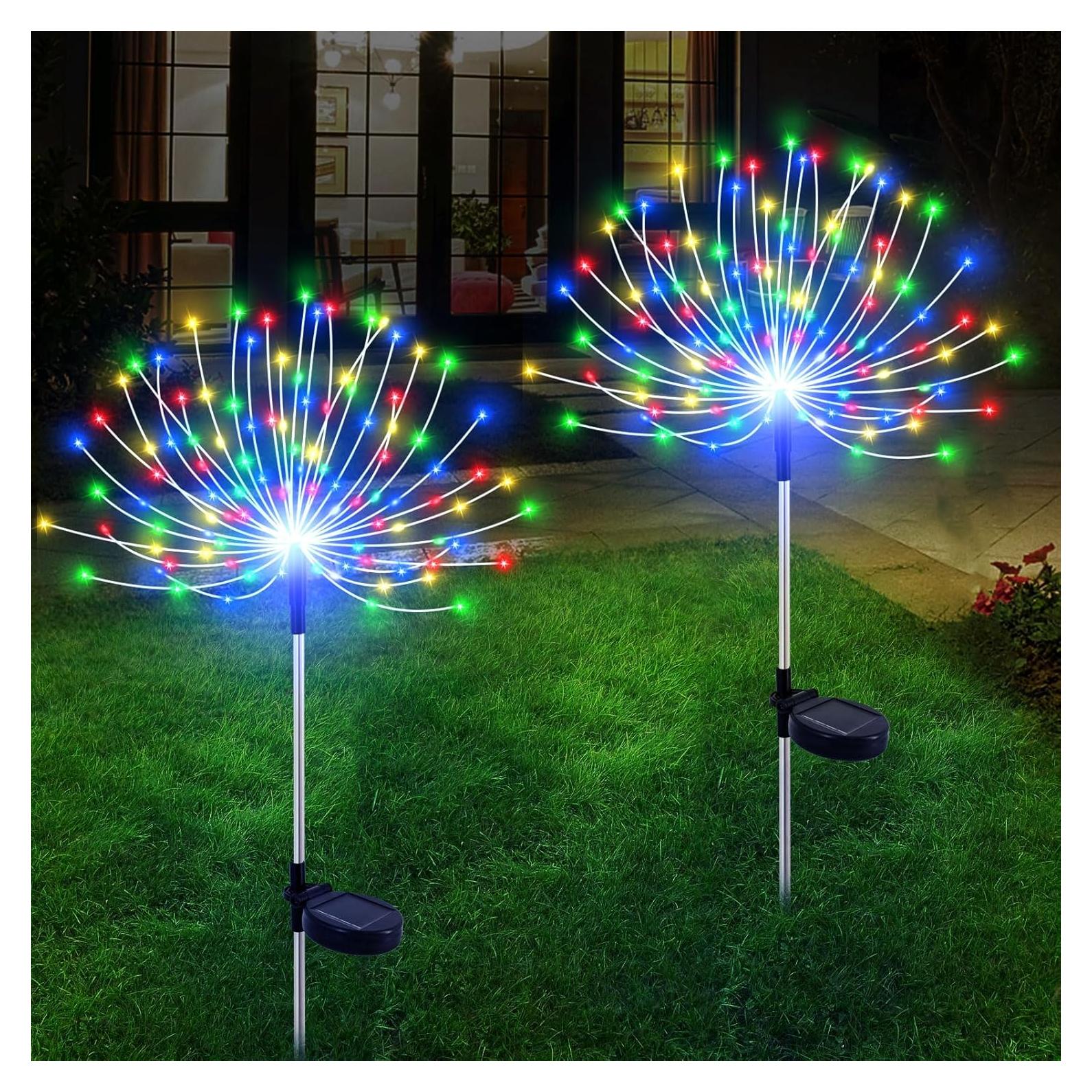 Luces de Jardín Solares Slyuexu 120 LED Multicolor IP65