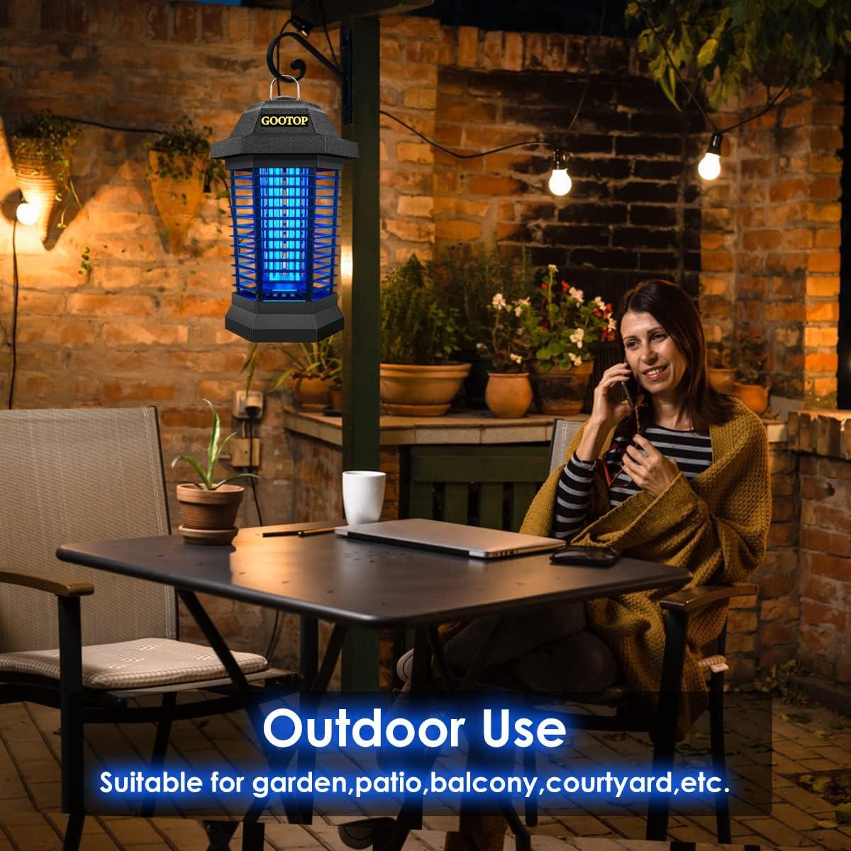 Asesino de Insectos GOOTOP Zap T6 Pro 90-130V 4200V Negro