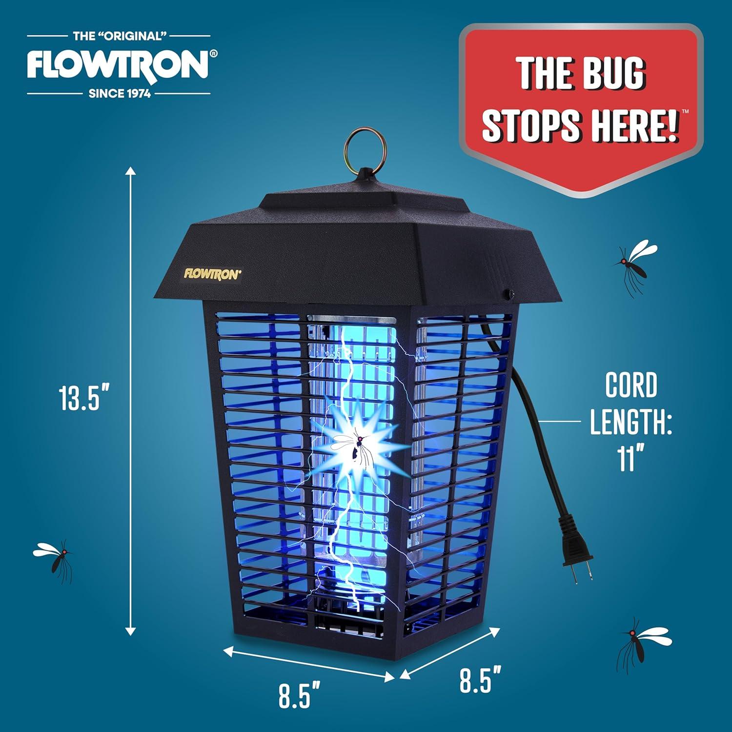 Zapper Eléctrico de Insectos Flowtron BK-40D 1 Acre 5600V