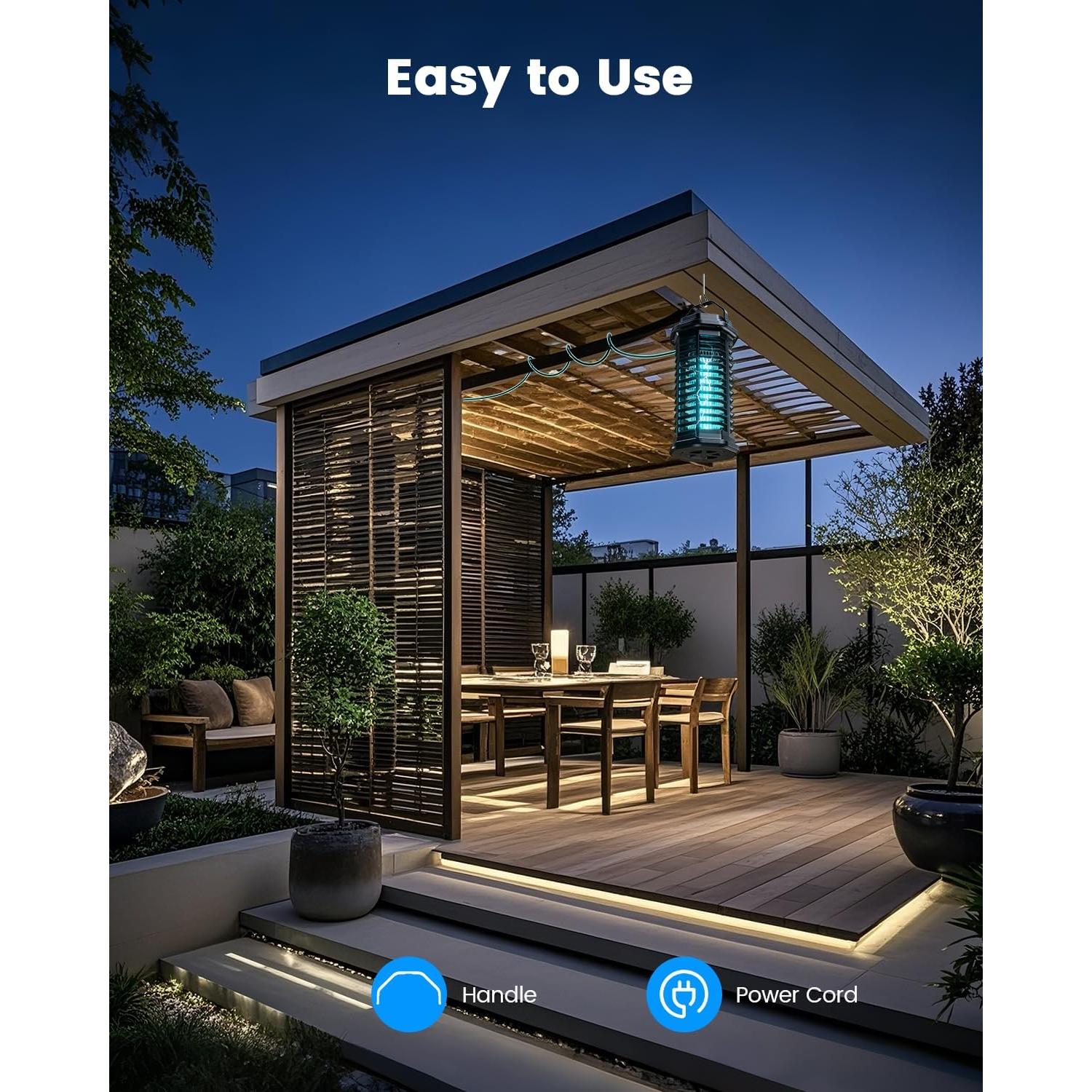 Zapper Eléctrico de Insectos Minimoon HK-09 4200V IPX4