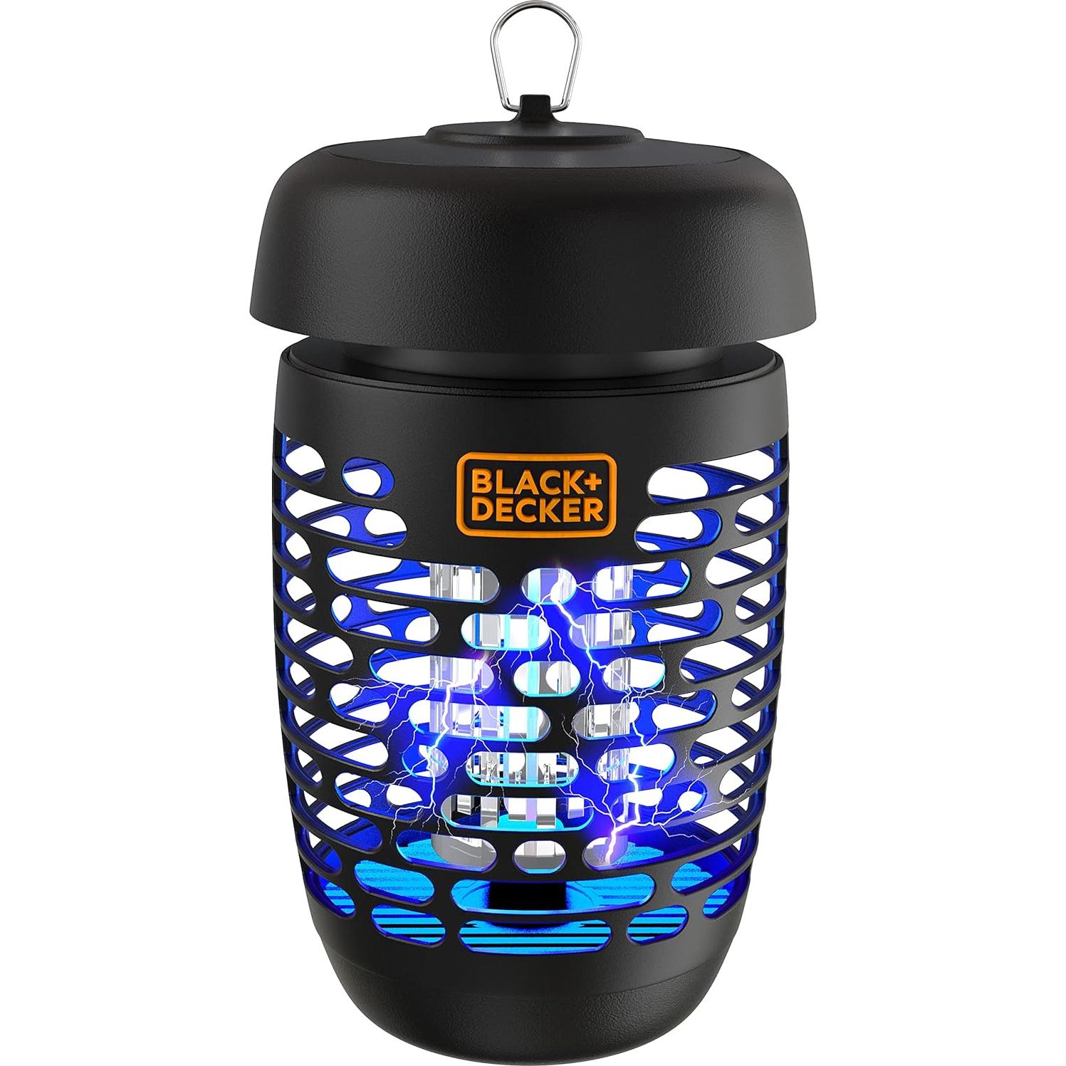 Lámpara eléctrica BLACK+DECKER para insectos 58 m² con bandeja