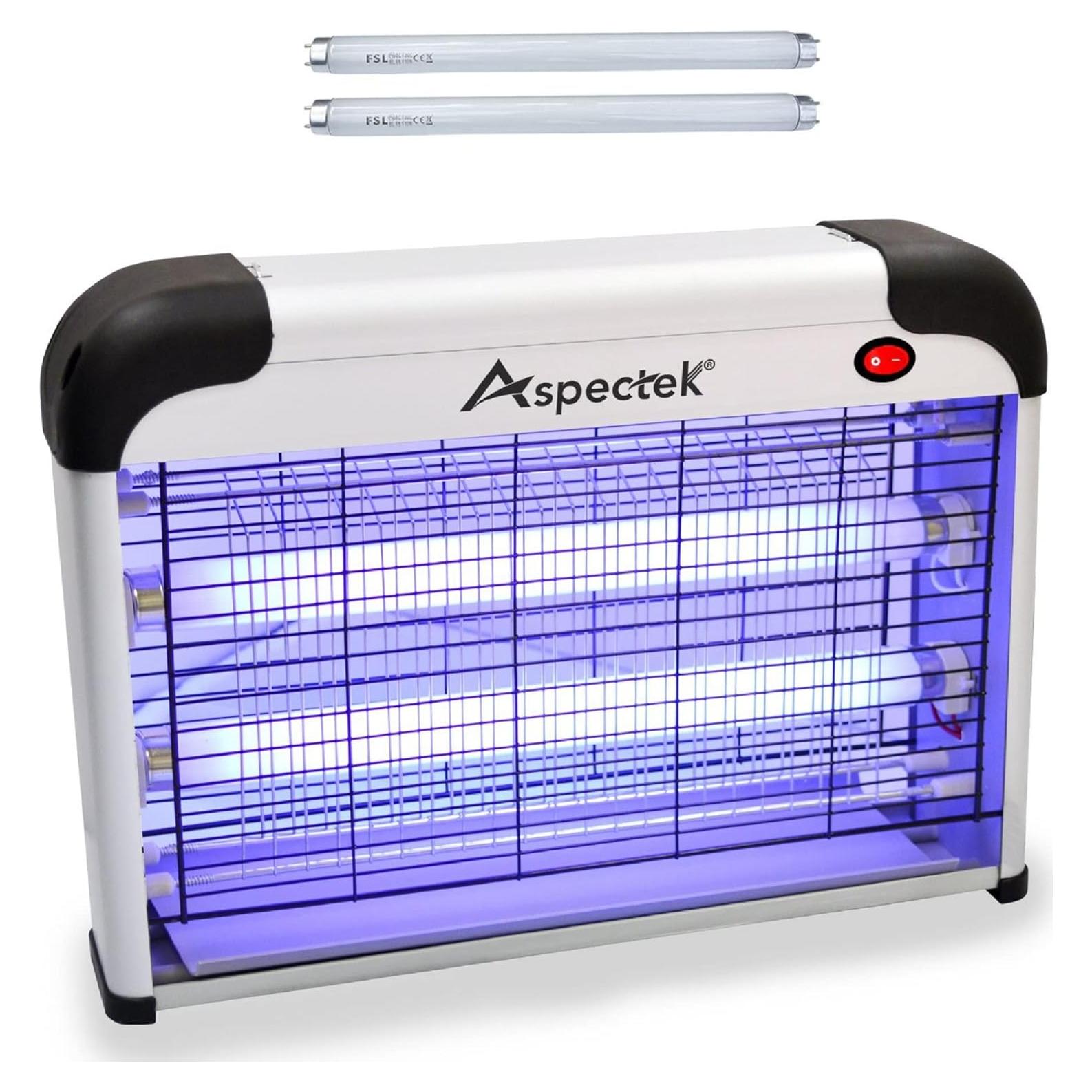 Zapper de Insectos ASPECTEK 20W con 2 Bombillas UV Gratis