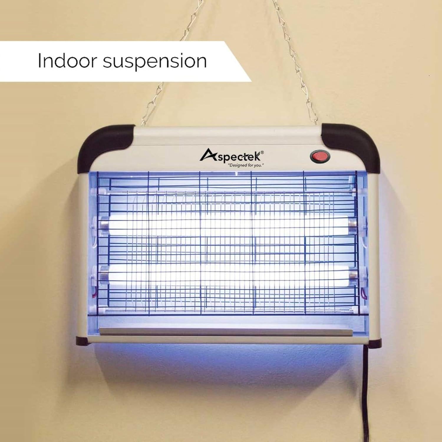 Zapper de Insectos ASPECTEK 20W con 2 Bombillas UV Gratis