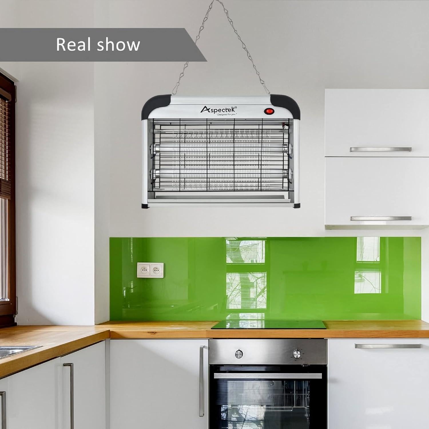 Zapper de Insectos ASPECTEK 20W con 2 Bombillas UV Gratis