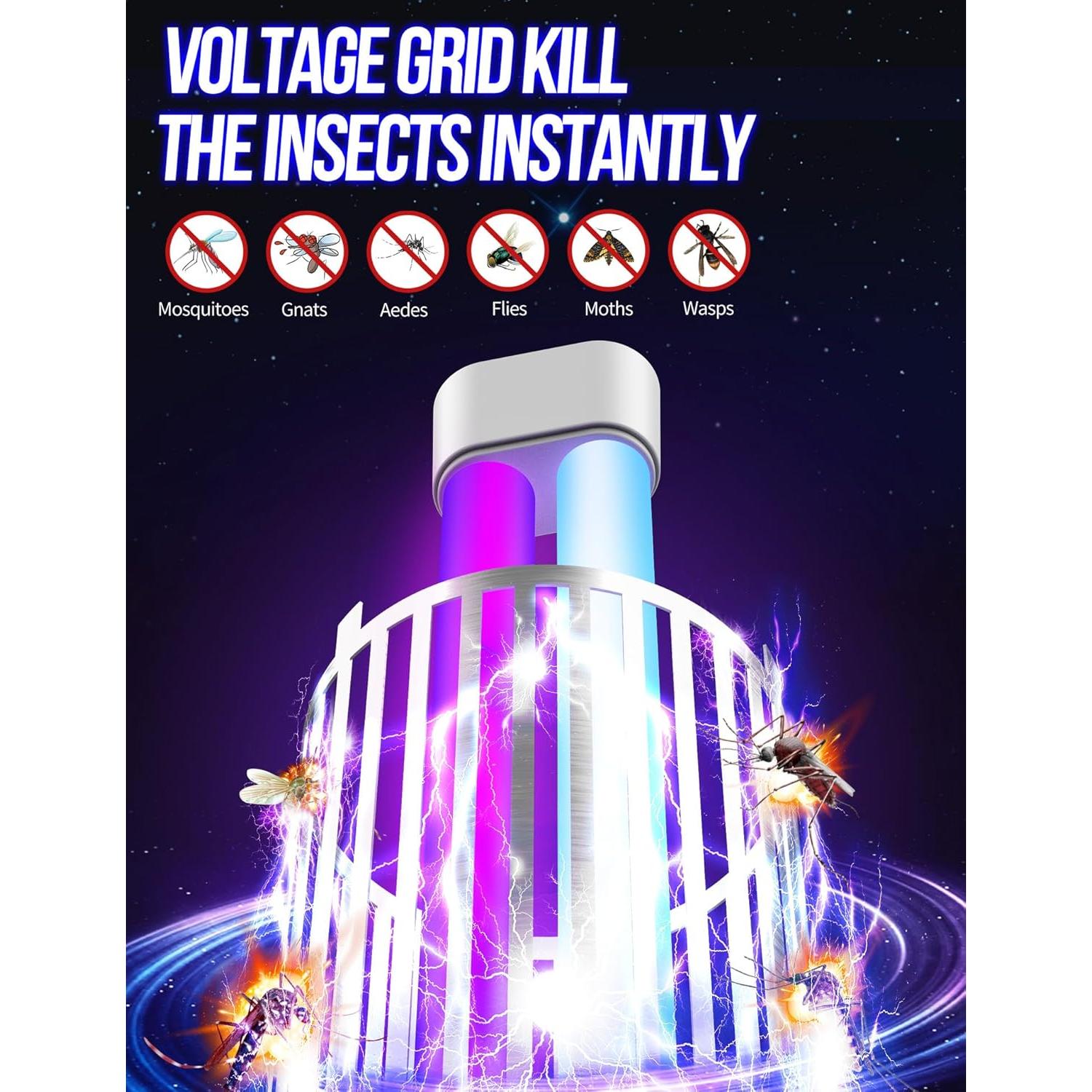 Zapper de Insectos New Fi, 1.12kg, Doble Tubo, Impermeable