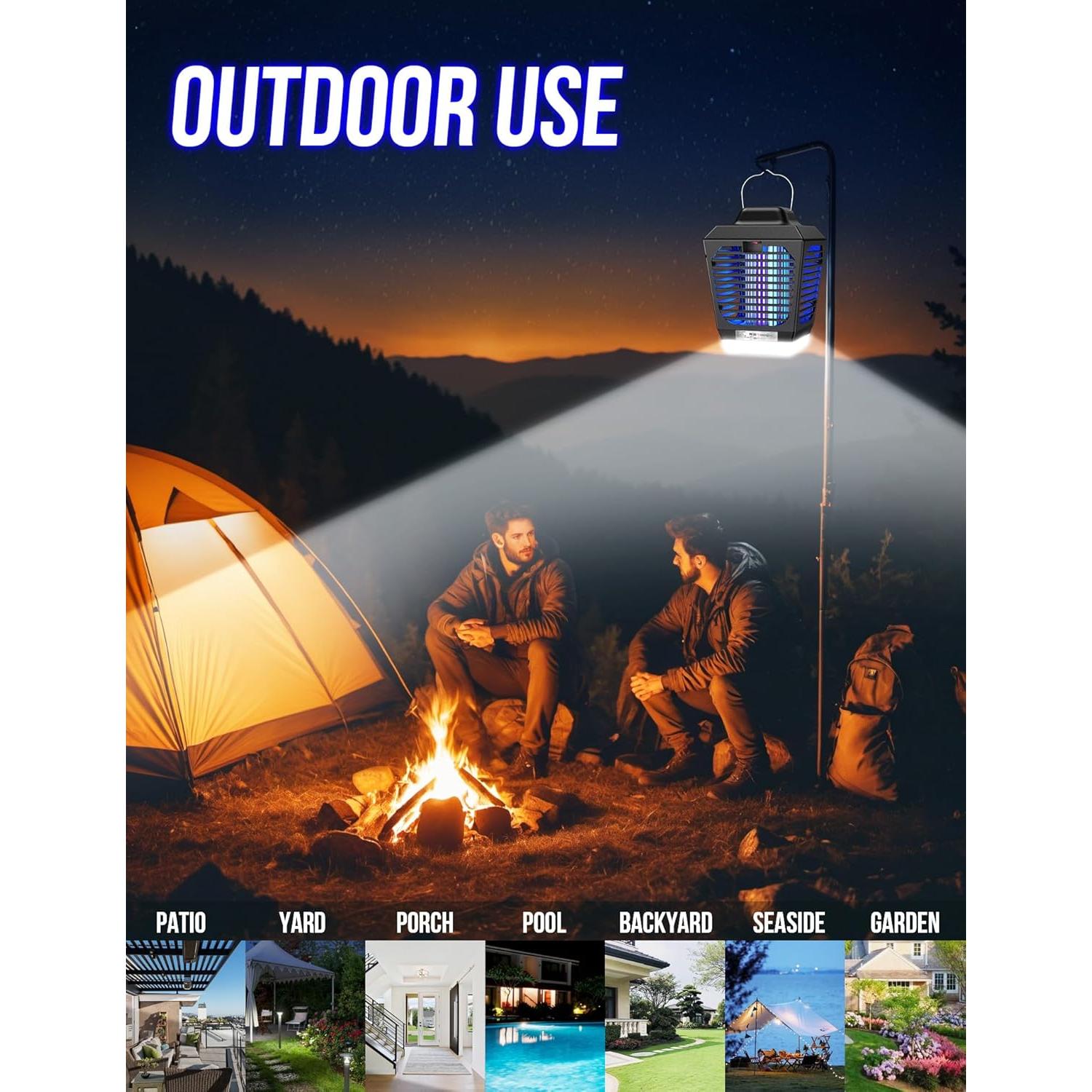 Zapper de Insectos New Fi, 1.12kg, Doble Tubo, Impermeable