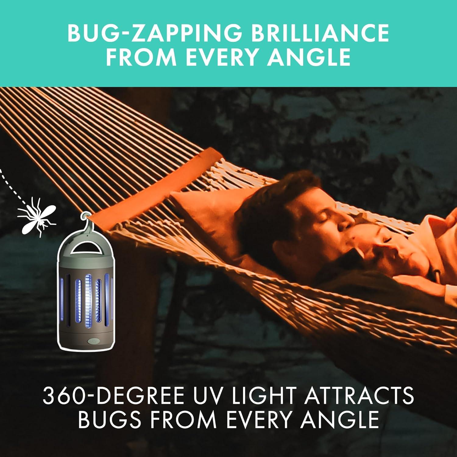 Trampa Eléctrica para Insectos STEM Zapper, 12h Batería, UV 360°