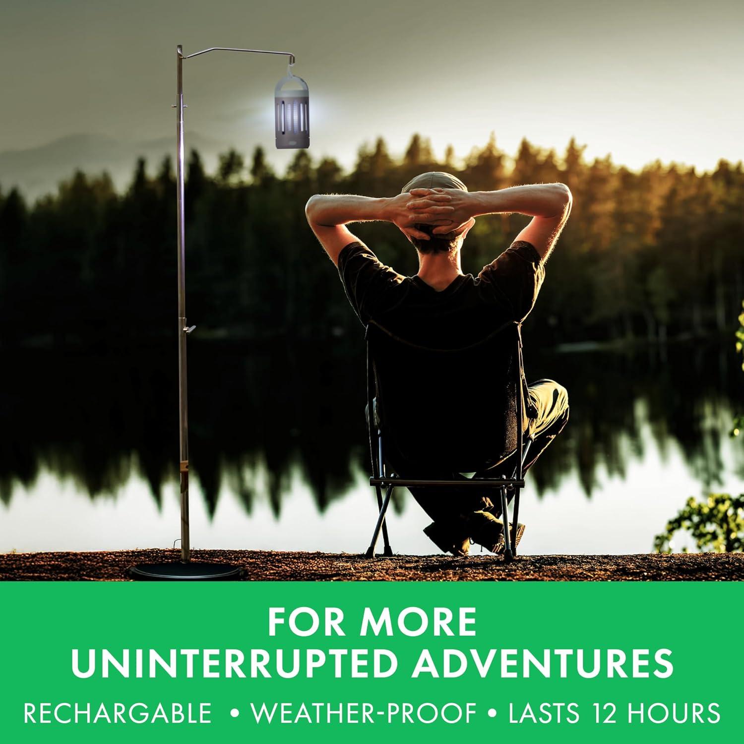 Trampa Eléctrica para Insectos STEM Zapper, 12h Batería, UV 360°