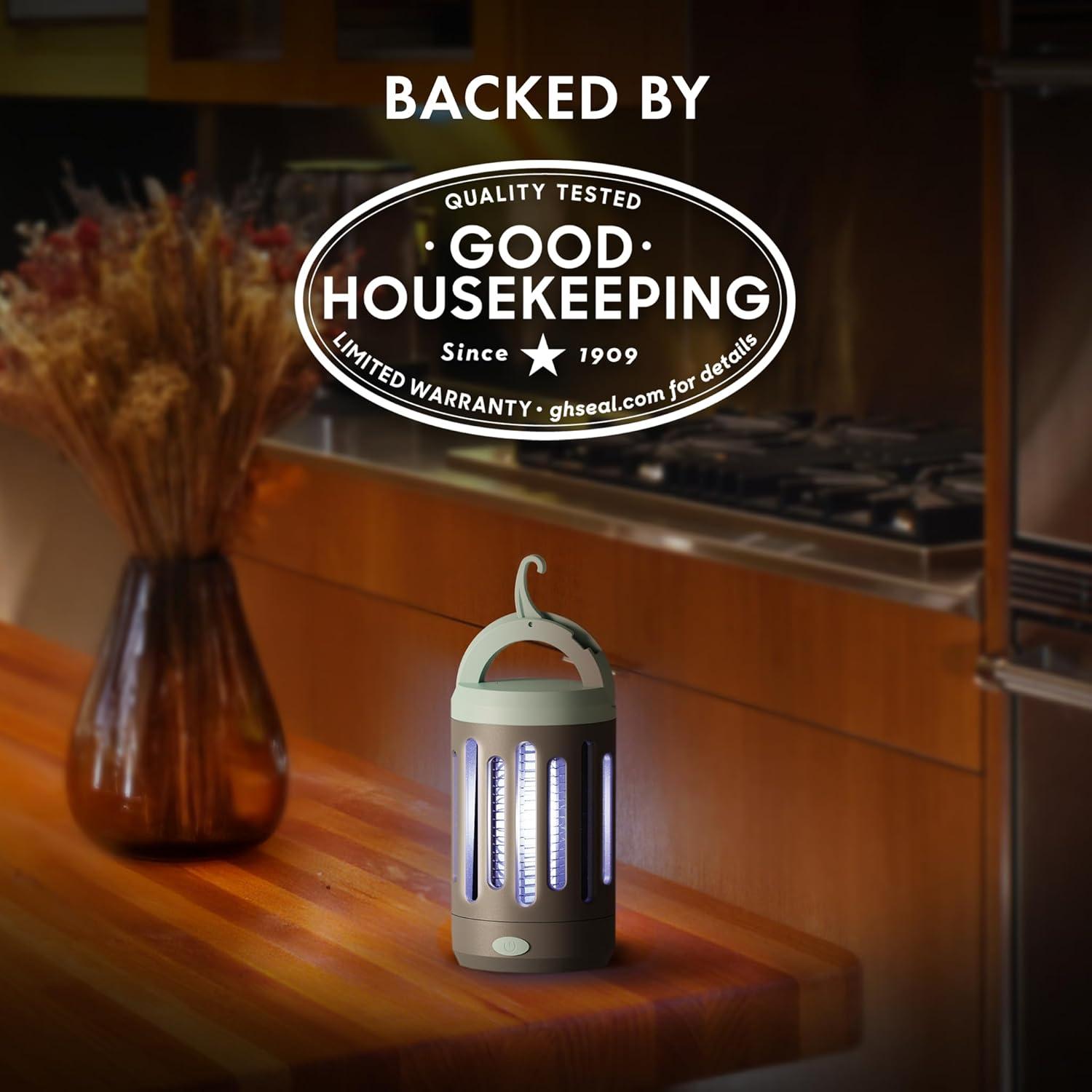 Trampa Eléctrica para Insectos STEM Zapper, 12h Batería, UV 360°