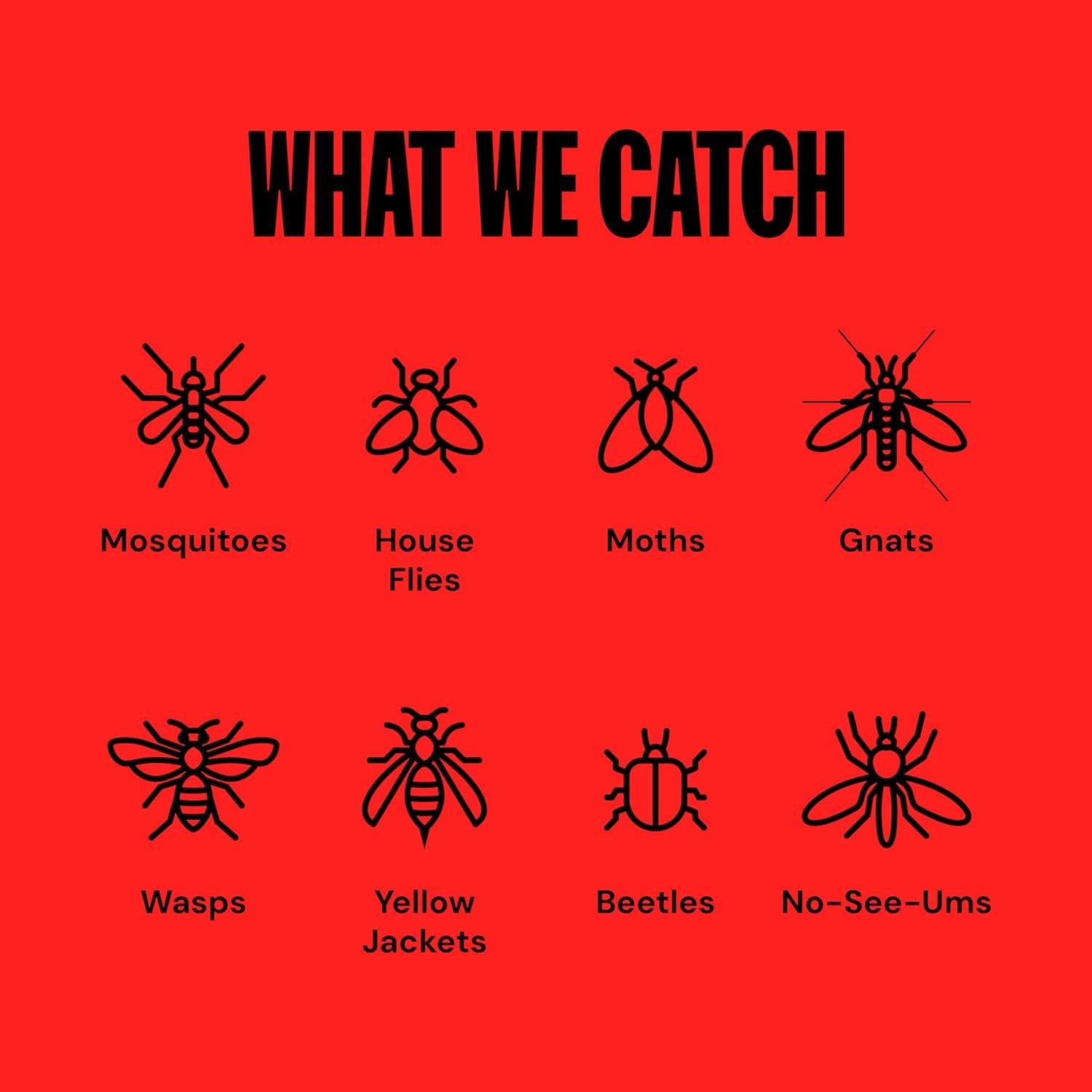Trampa para Insectos DynaTrap DT1050-AZSR 0.20 Hectáreas Negra