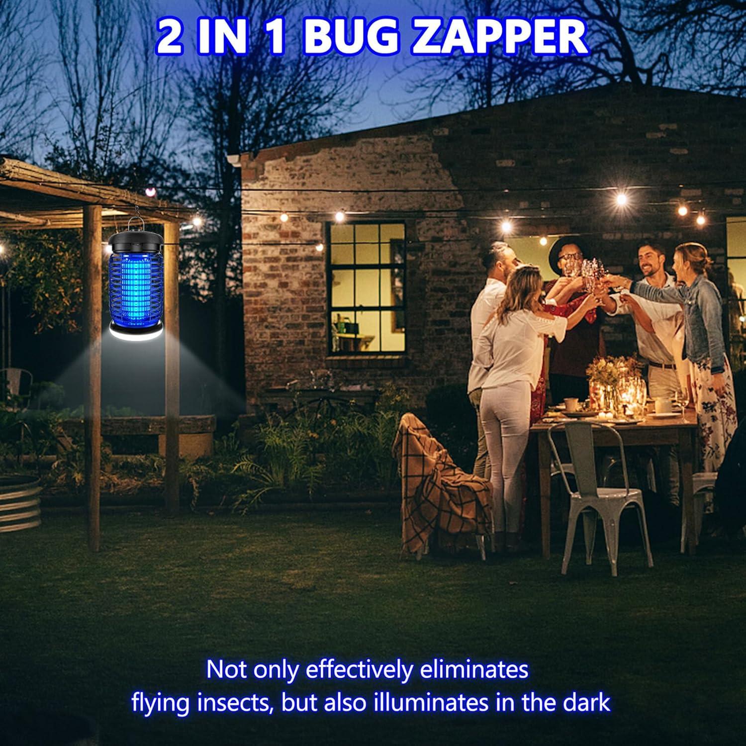 Zapper de Insectos Eléctrico LUOJIBIE con Luz LED 30.48 cm