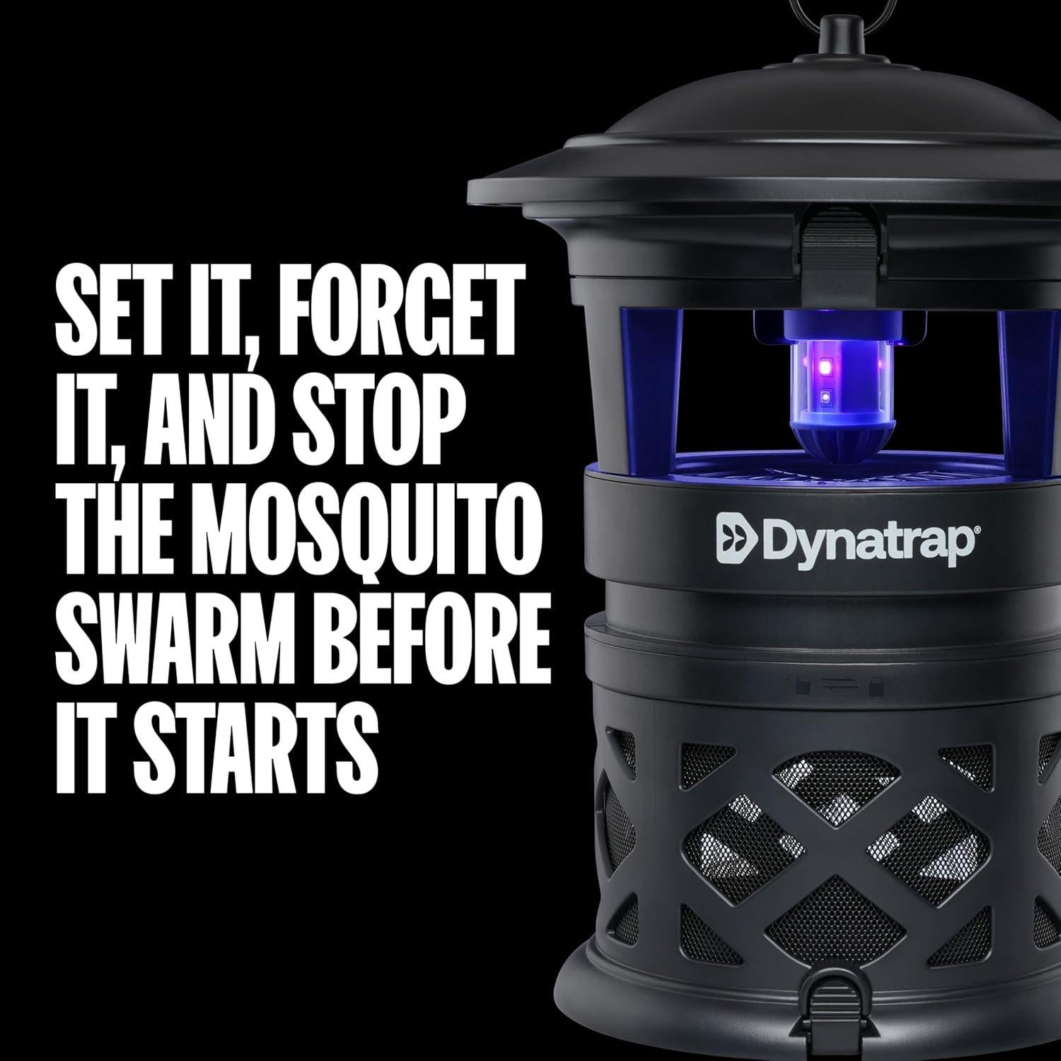 Trampa para Mosquitos DynaTrap DT1130SR - 0.2 Hectáreas, Negra