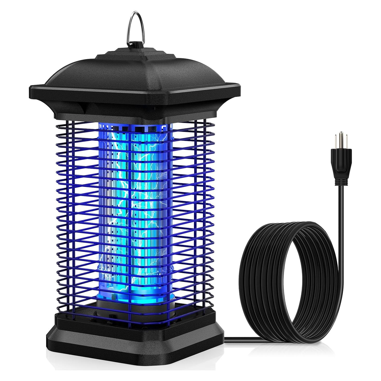 Trampa de Insectos Eléctrica AMUFER 18W 4400V para Patio y Jardín