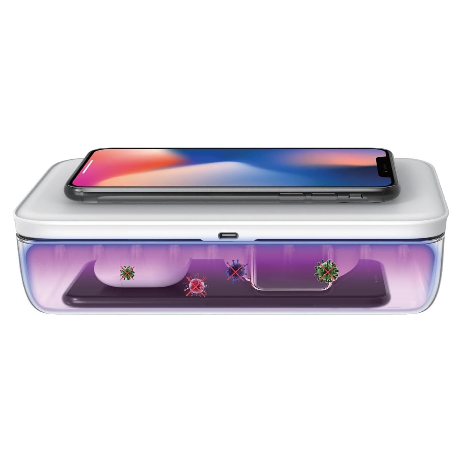 Caja Desinfectante UV-C Cleanse Crate - Gran Capacidad 20.2x11.6 cm