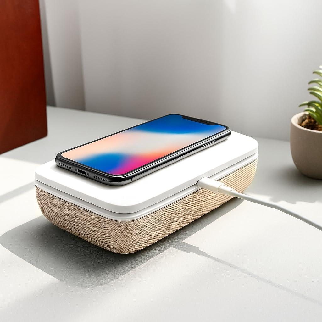 Caja Desinfectante UV-C Cleanse Crate - Gran Capacidad 20.2x11.6 cm